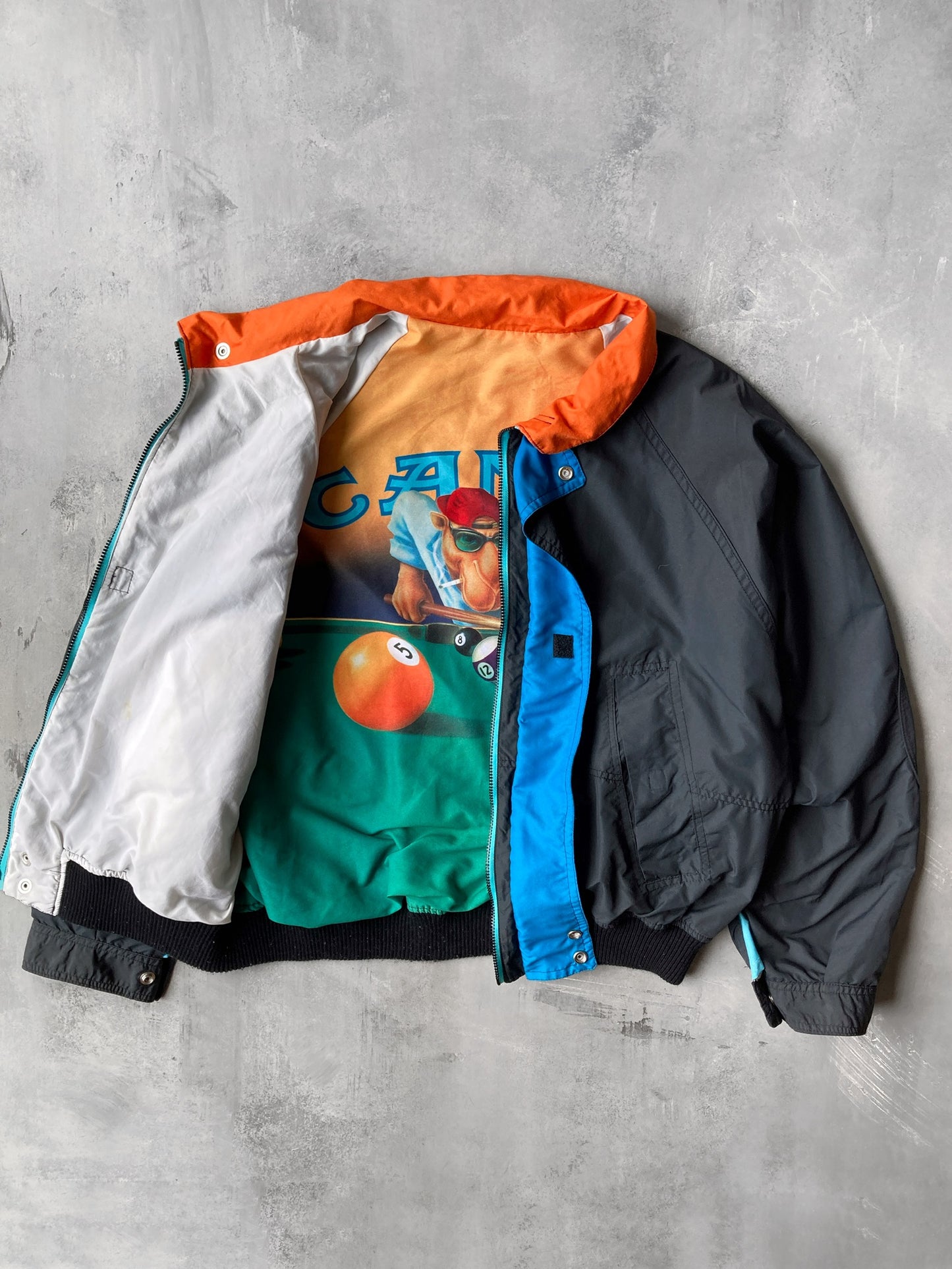 Camel Bomber Jacket 90's - Large