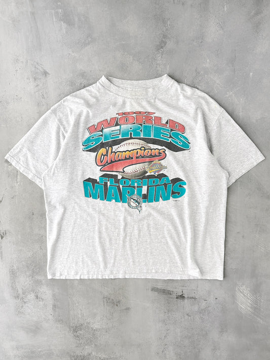 Florida Marlins World Series T-Shirt '97 - XL
