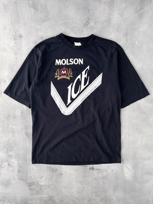 Molson Ice T-Shirt 90's - Large