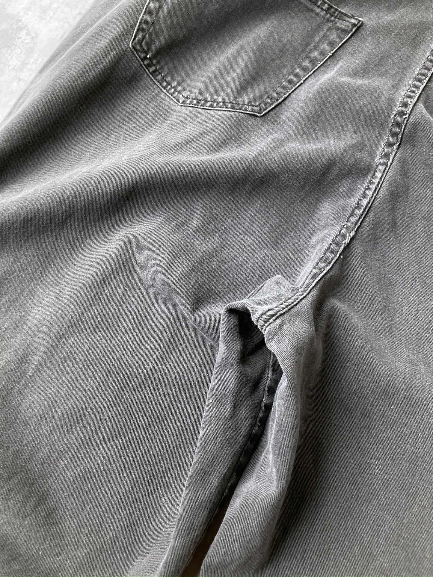 Faded Black Overalls Y2K - XL / XXL