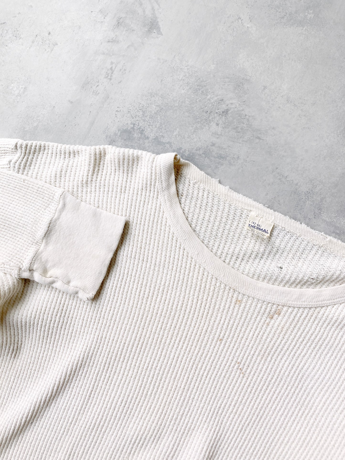 Distressed Thermal Shirt 80's - Medium / Large