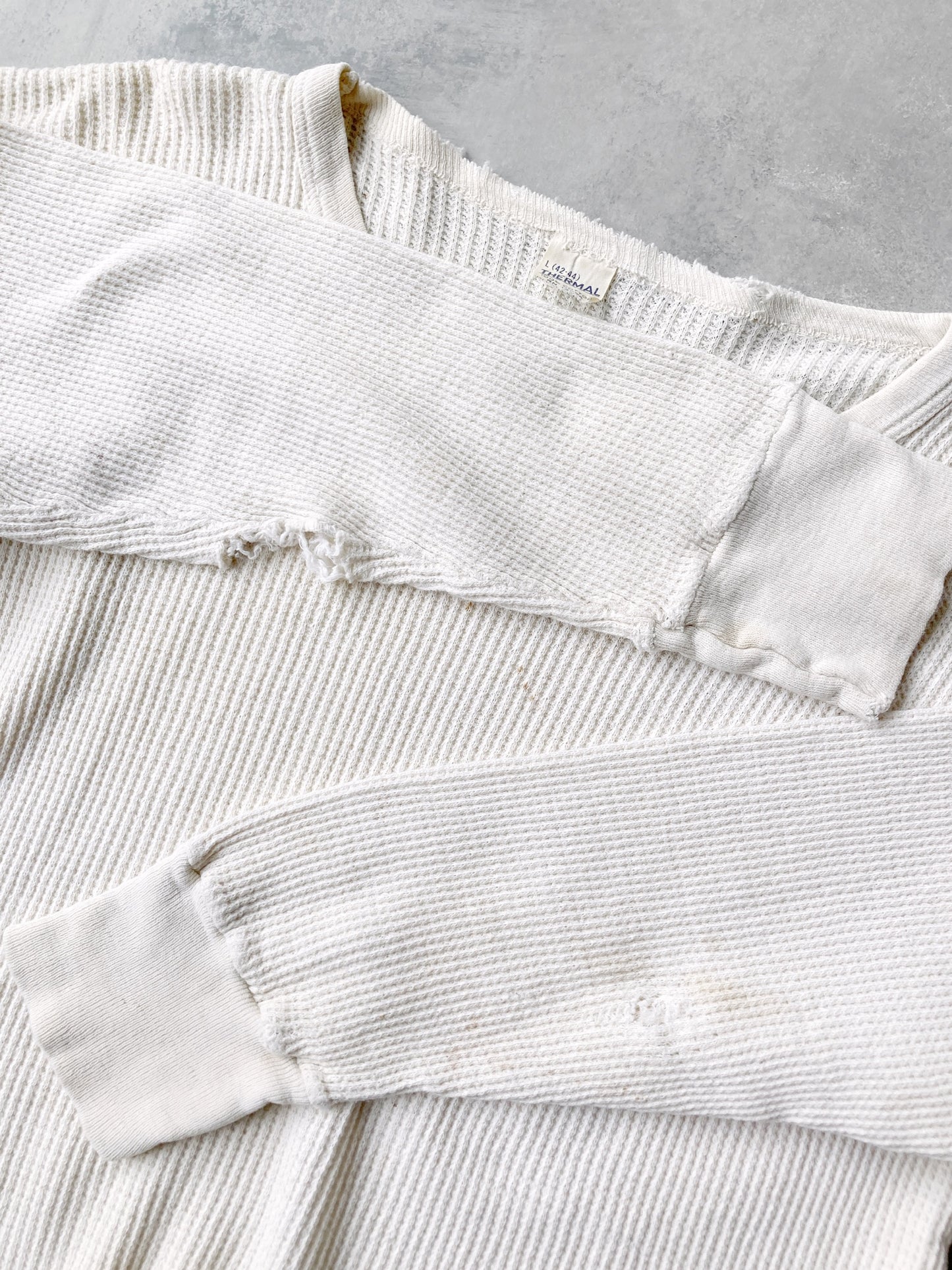 Distressed Thermal Shirt 80's - Medium / Large