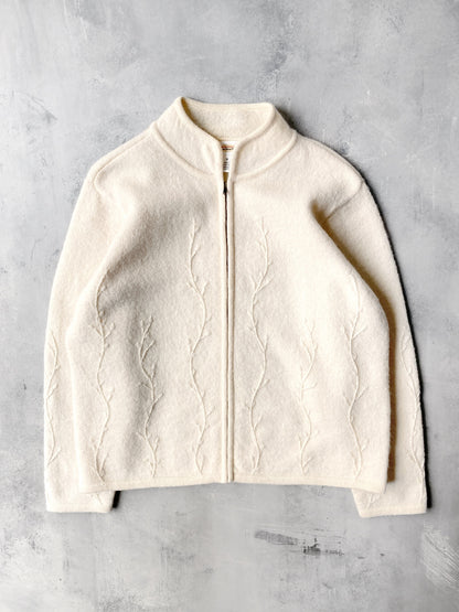 Embroidered Wool Jacket 90's - Medium