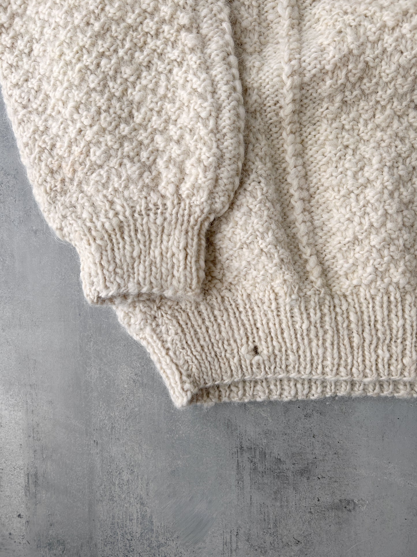 Chunky Wool Sweater 80's - Large/XL