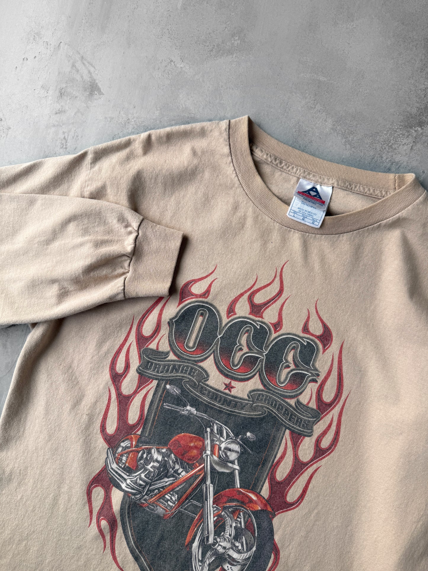 Orange County Choppers T-Shirt Y2K - Large