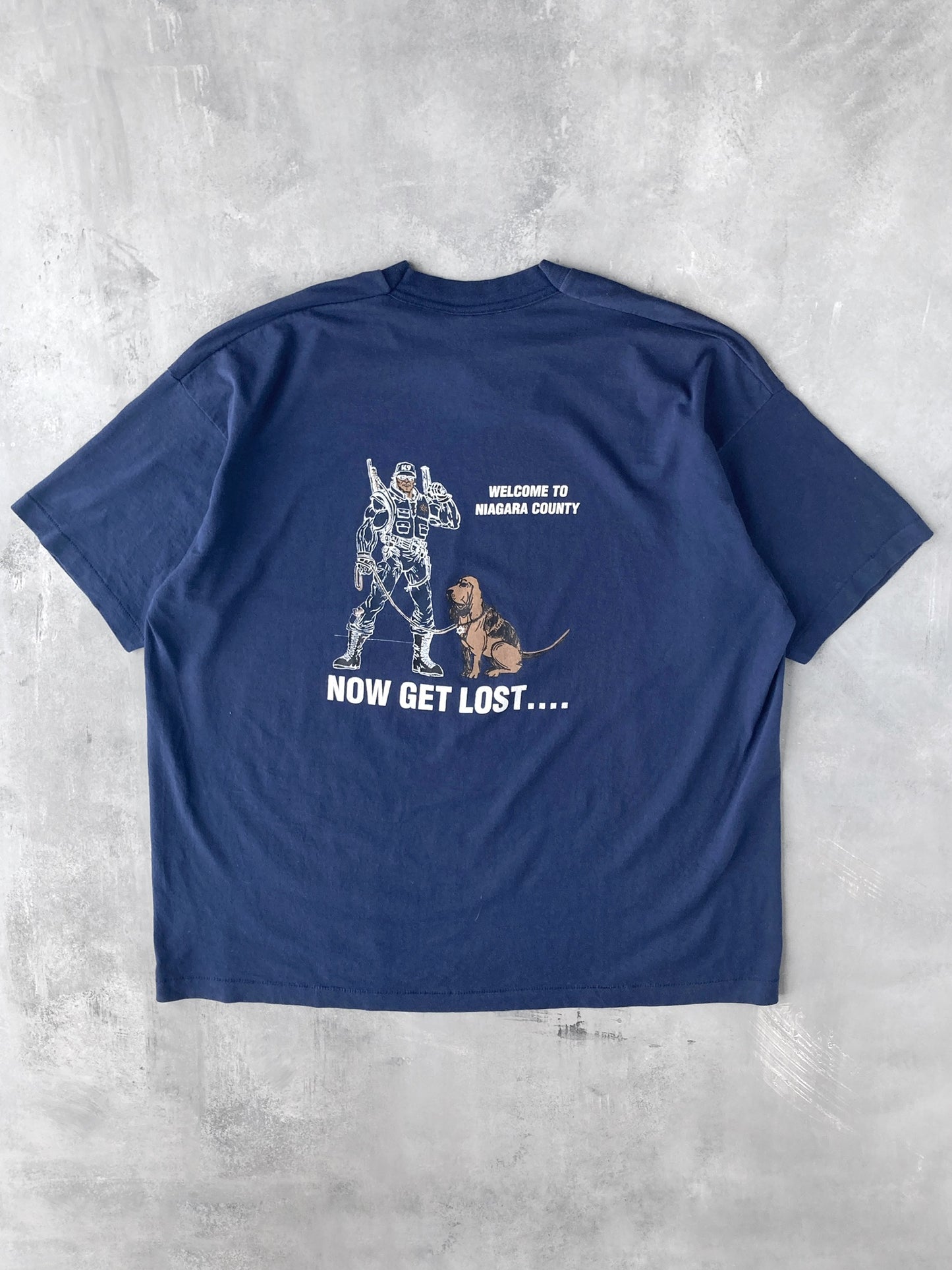 Niagara County Sheriffs K9 T-Shirt 90's - XXL