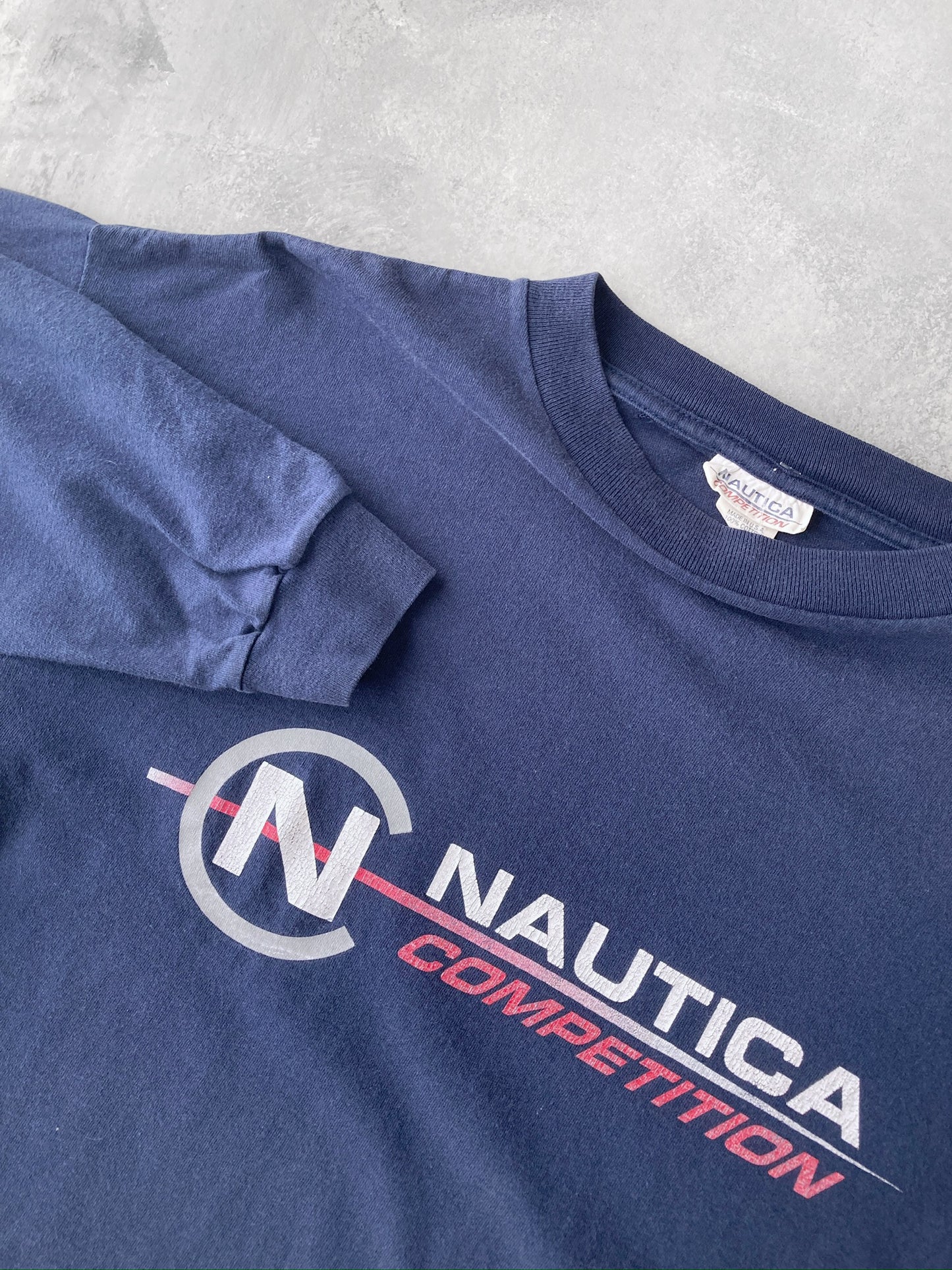 Nautica Competition T-Shirt Y2K - Large / XL