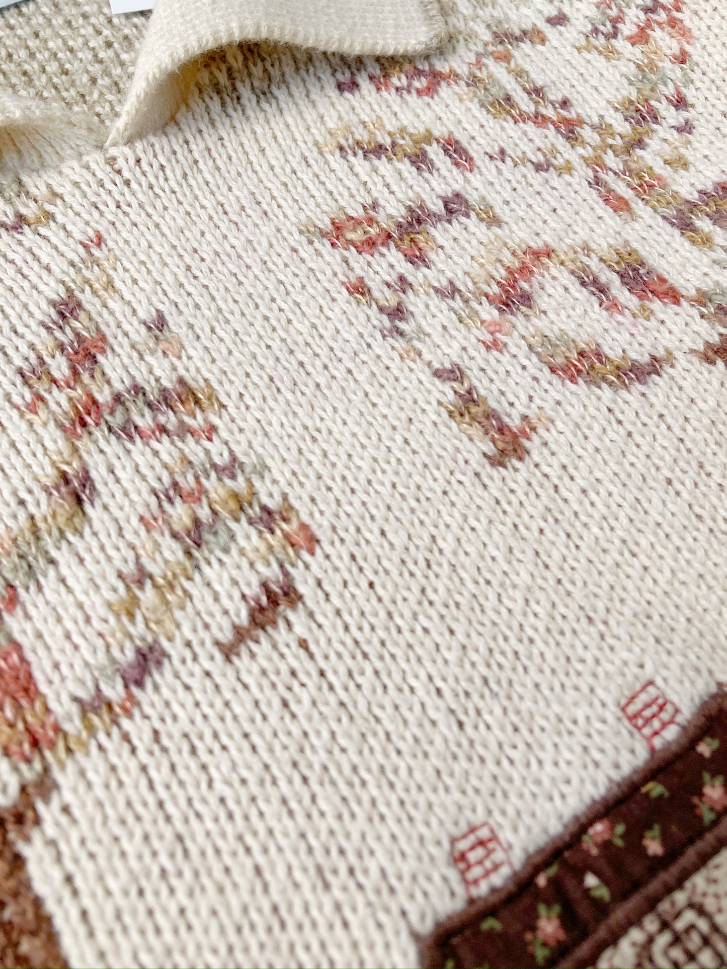 Autumn Scene Sweater 90's - Small