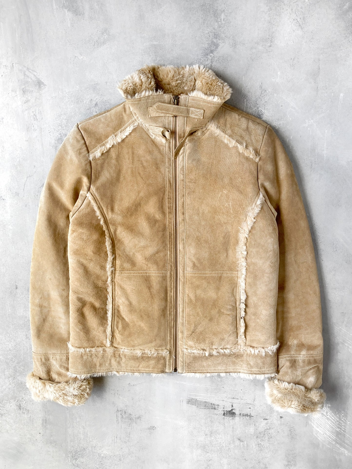 Suede Racer Jacket 00's - Small