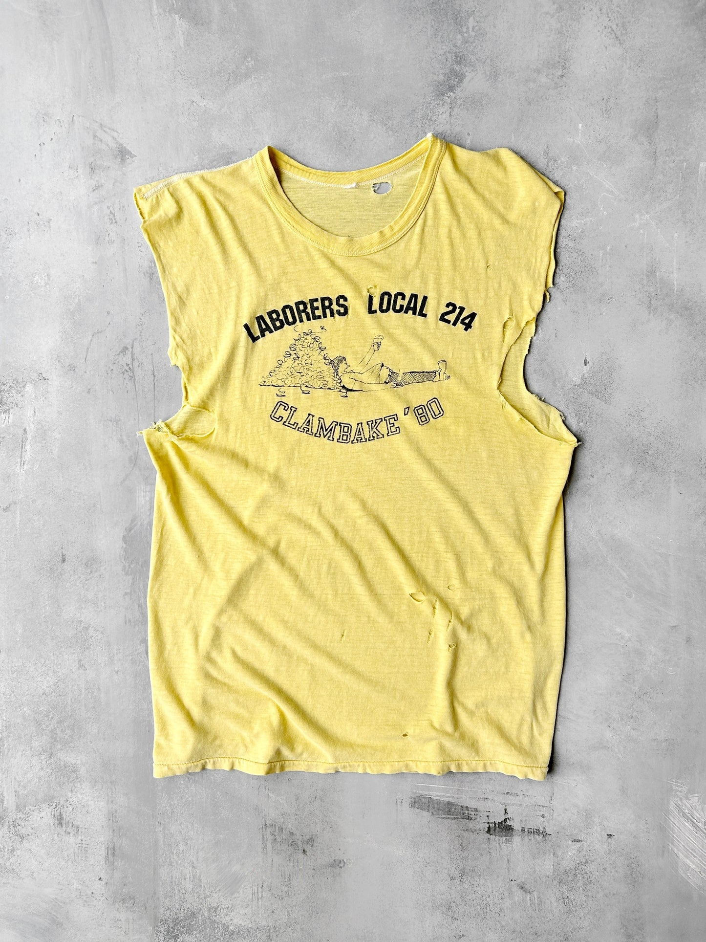 Labor Union Clambake T-Shirt '80 - Large