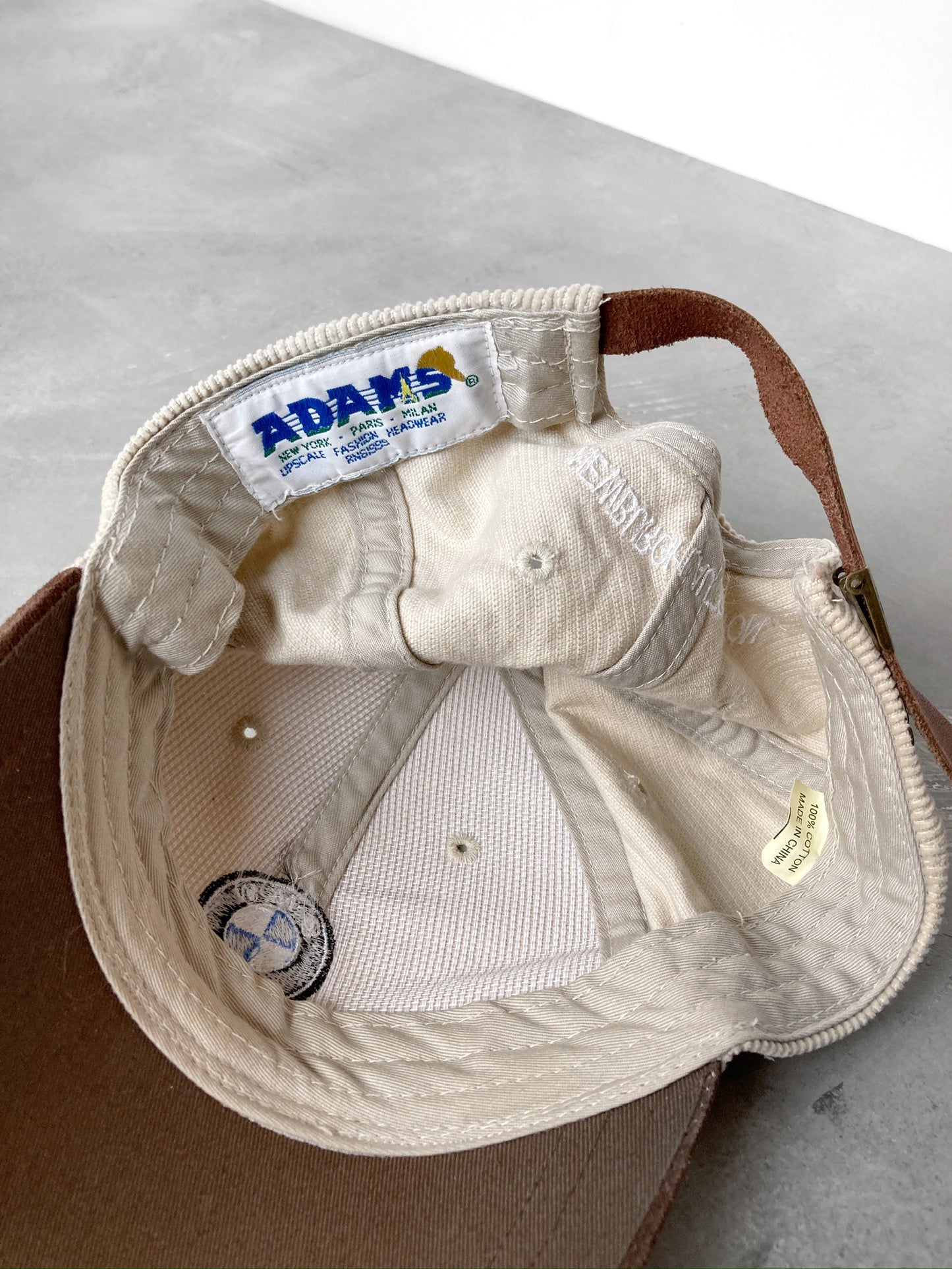 Corduroy BMW Cap Y2K
