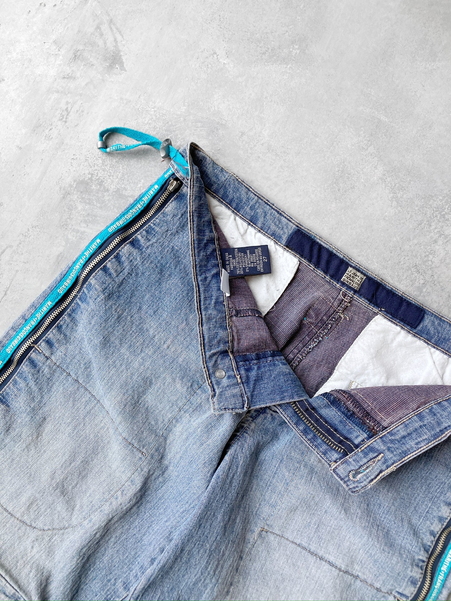 Low Rise Embellished Jeans Y2K - 4