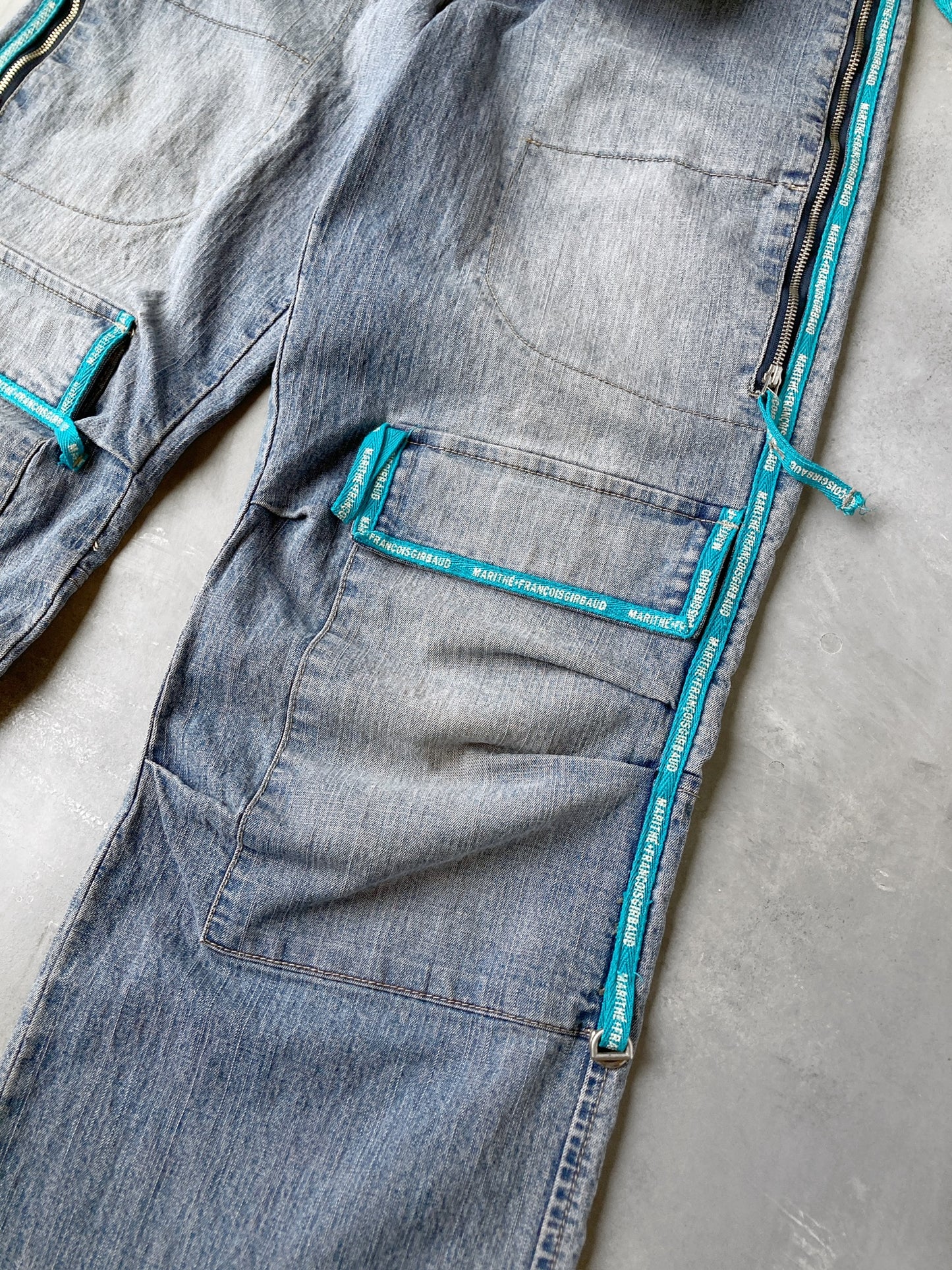 Low Rise Embellished Jeans Y2K - 4