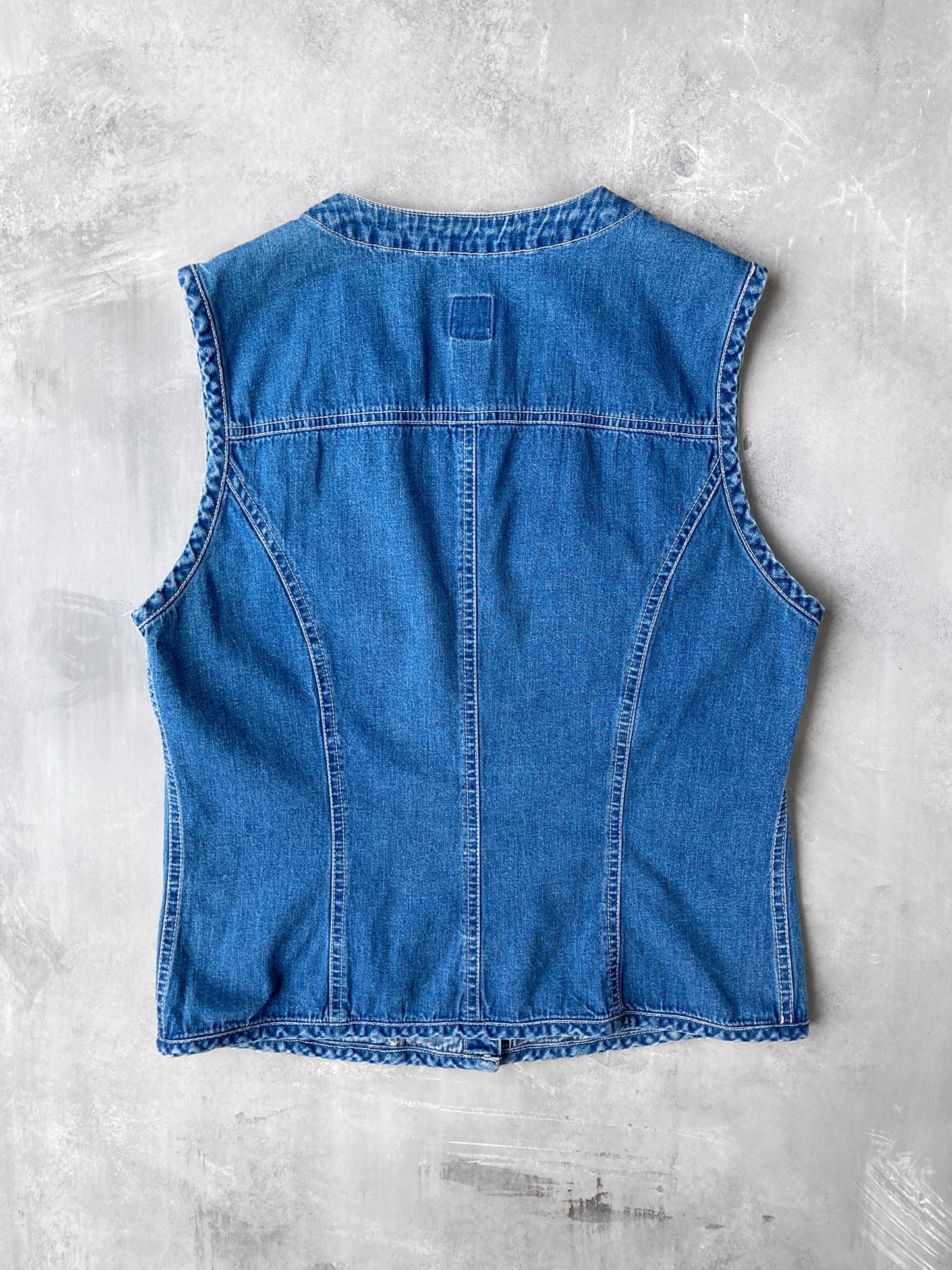 Denim Vest Top 00's - Medium