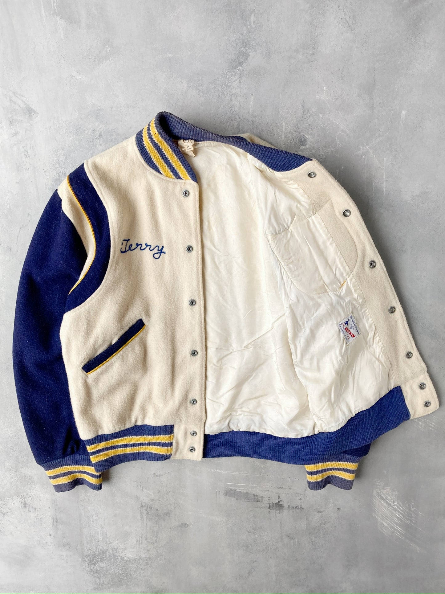 Wool Varsity Jacket 50's - Small