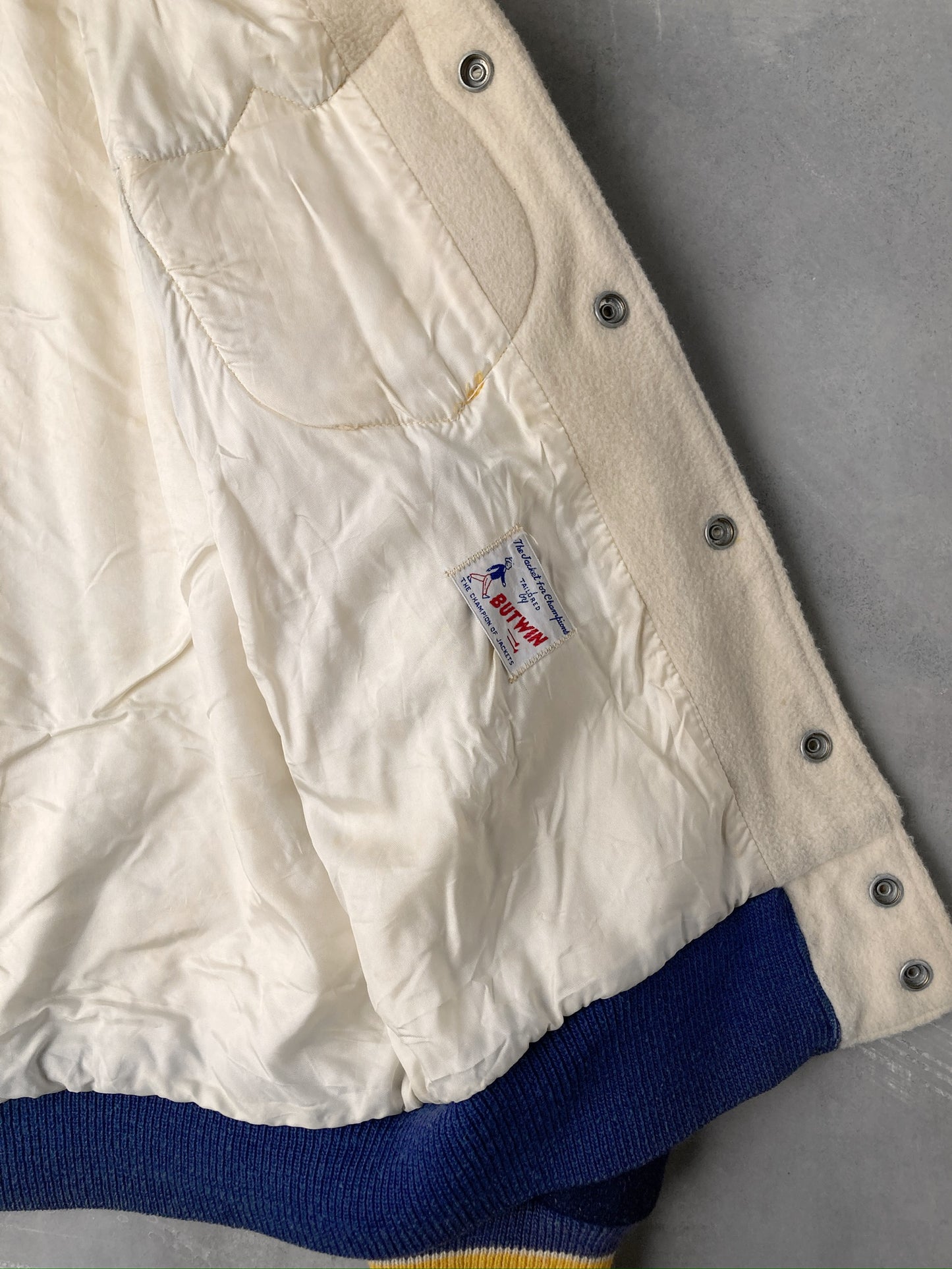 Wool Varsity Jacket 50's - Small