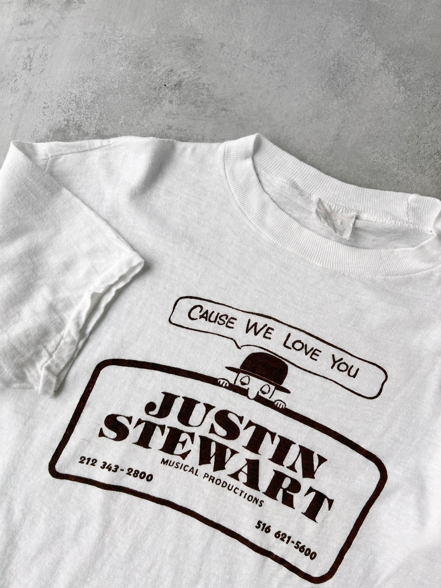 Justin Stewart Musical Productions T-Shirt 80's - Small