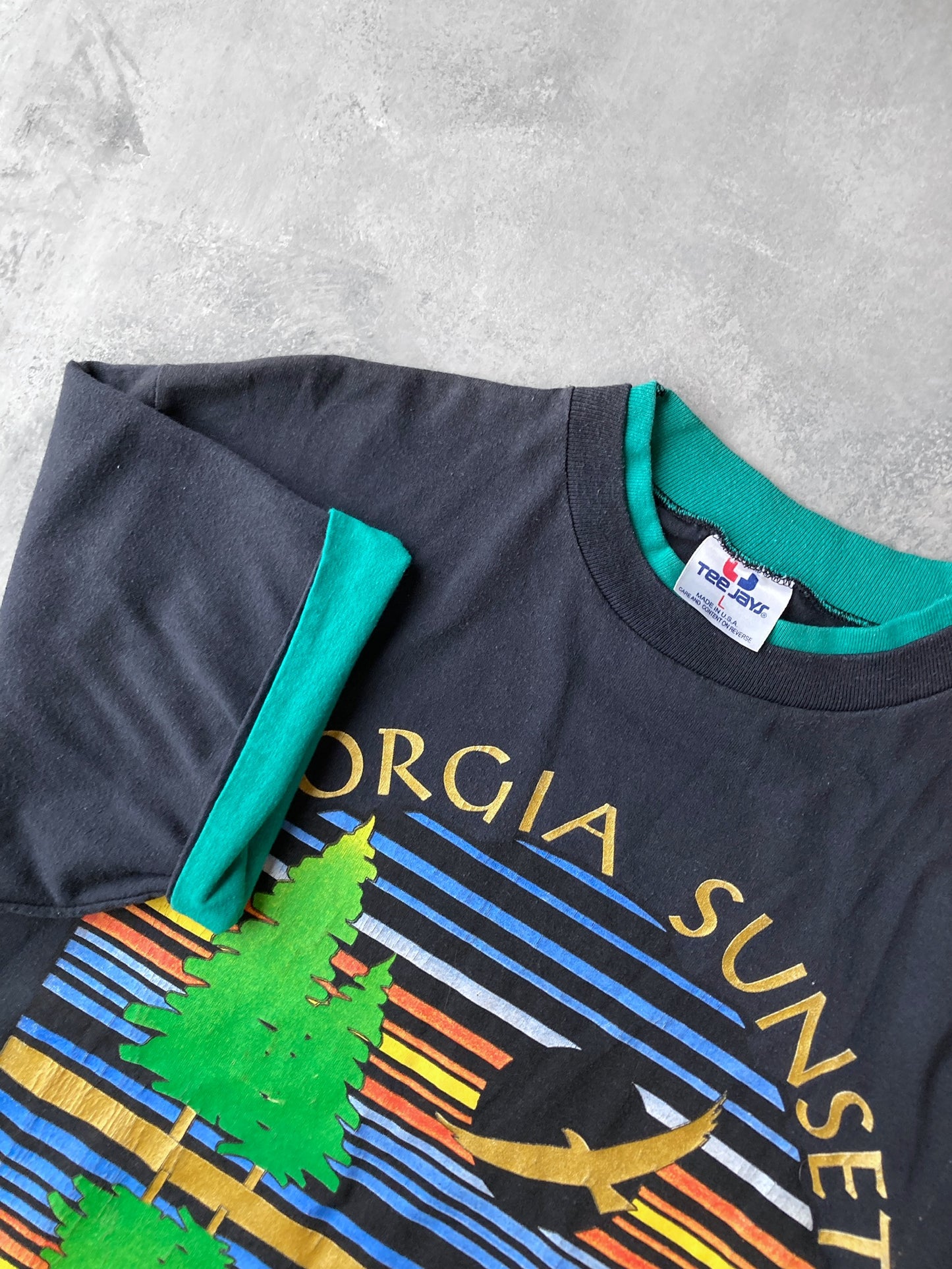 Georgia Sunset T-Shirt 90's - Medium