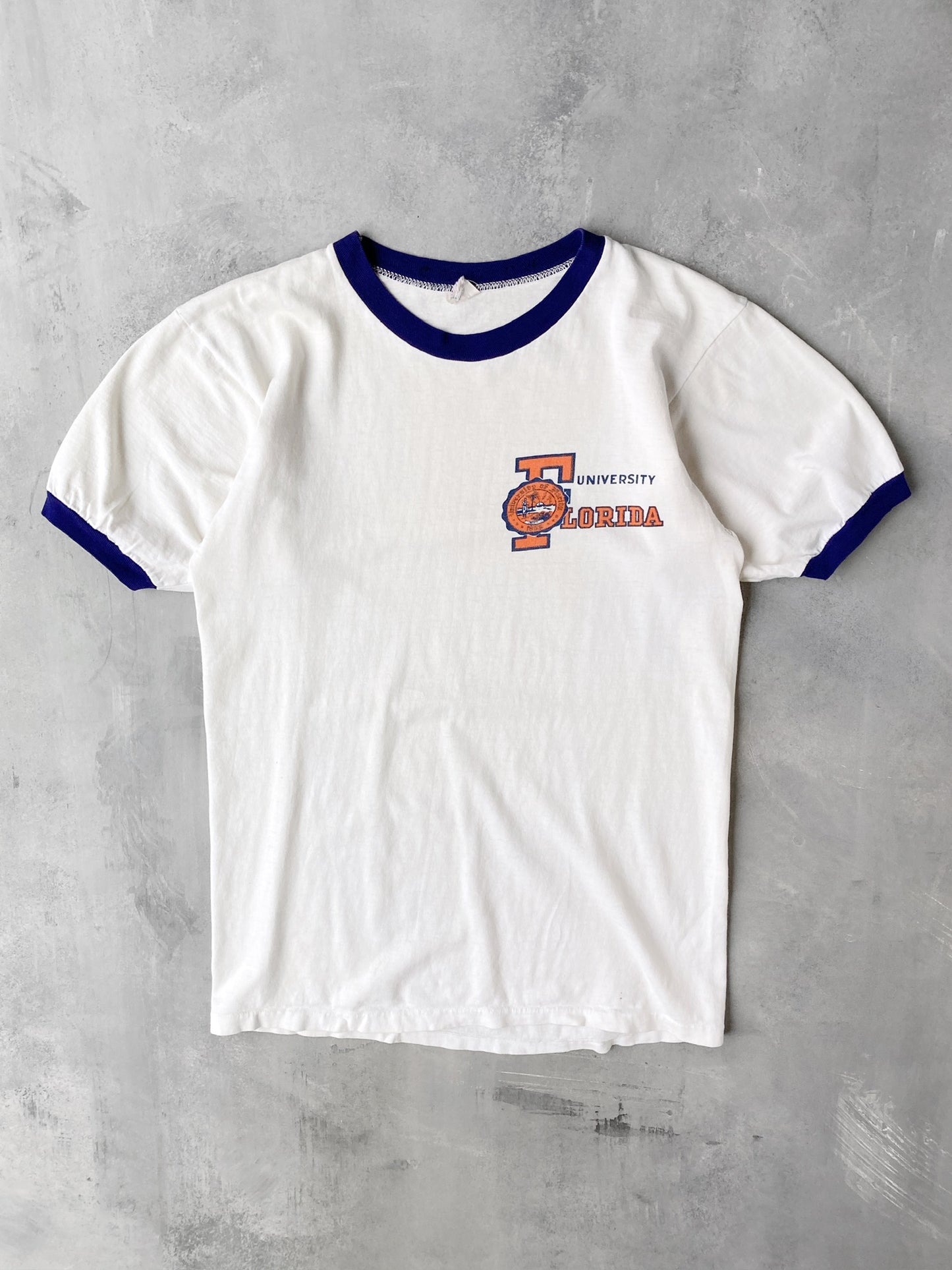 University of Florida Ringer T-Shirt 60's - Small