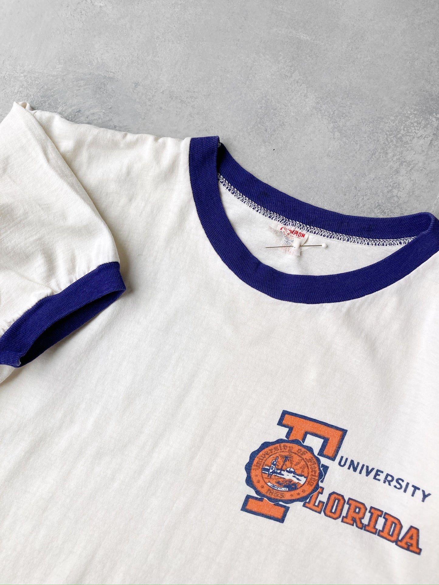 University of Florida Ringer T-Shirt 60's - Small