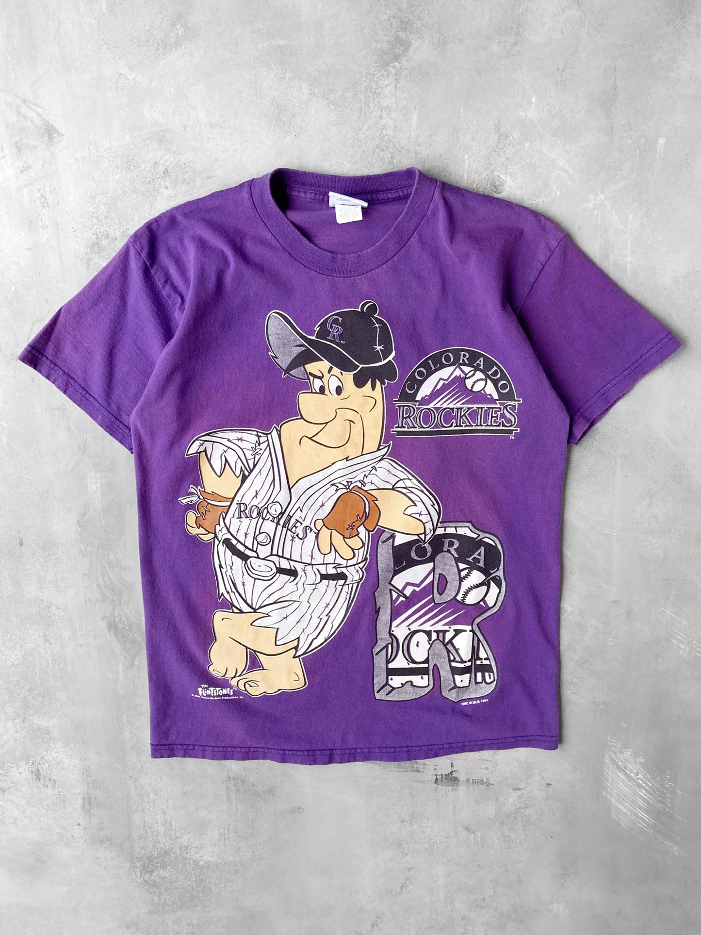 Colorado Rockies x The Flinstones T-Shirt '94 - Medium