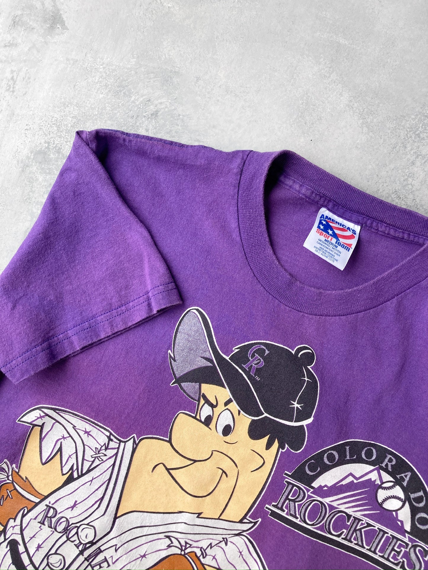 Colorado Rockies x The Flinstones T-Shirt '94 - Medium