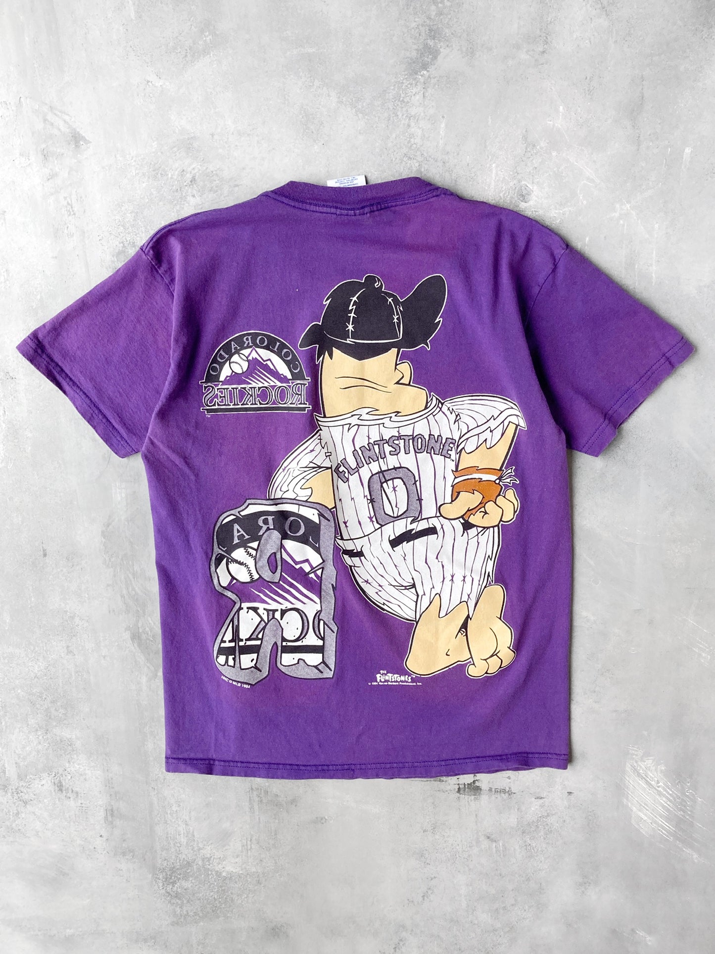 Colorado Rockies x The Flinstones T-Shirt '94 - Medium