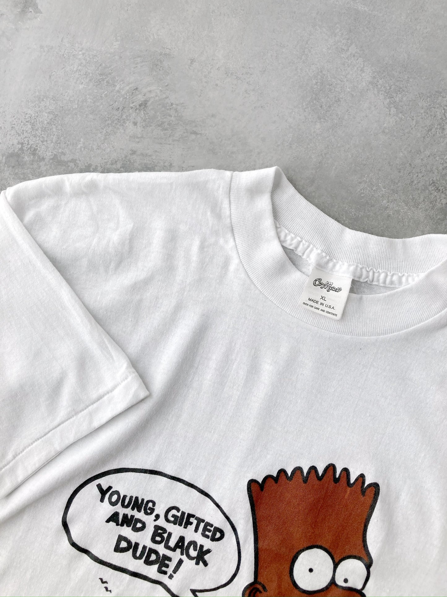 Bart Simpson Bootleg T-Shirt 80's - Large