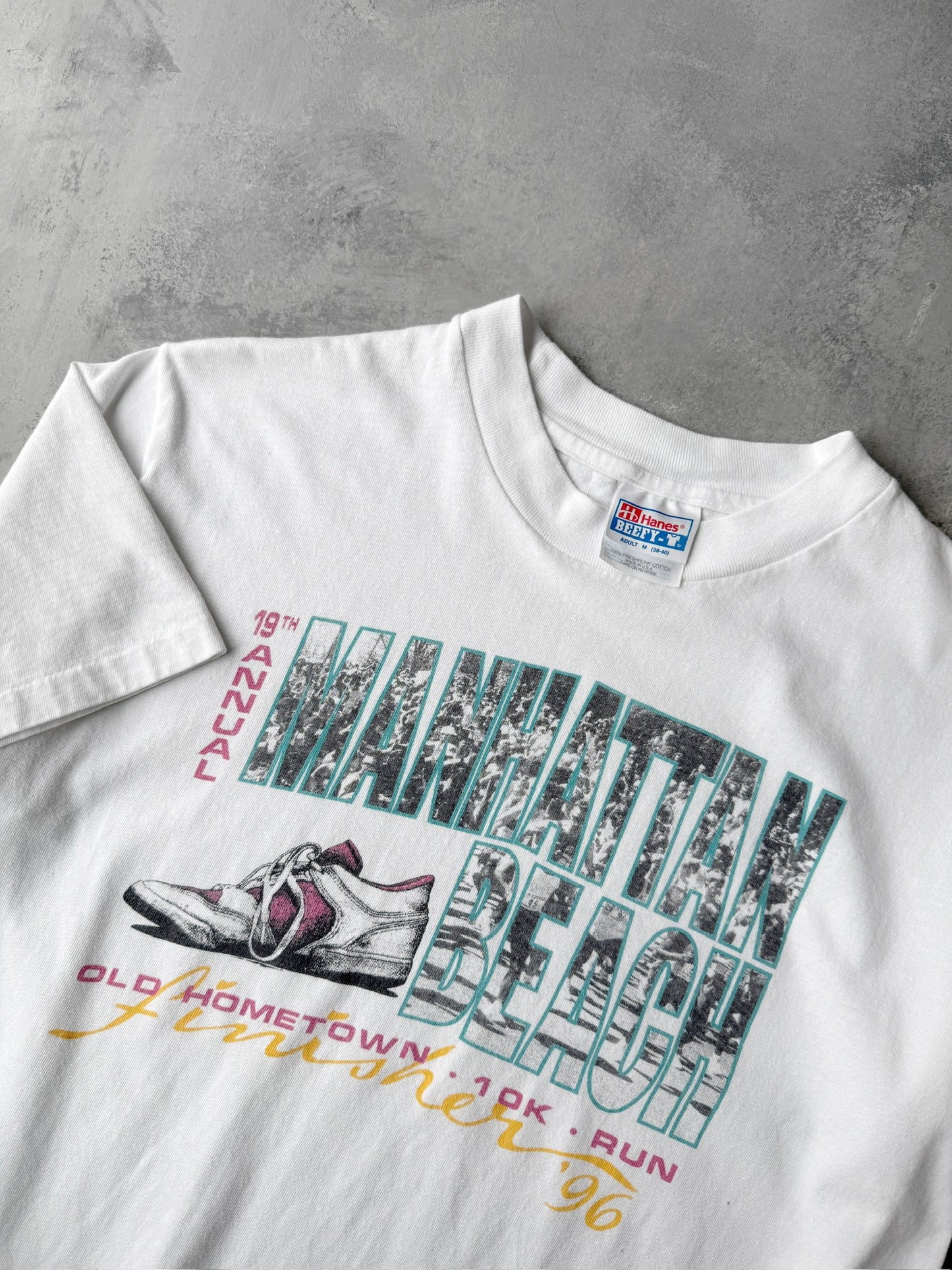 Manhattan Beach 10K T-Shirt '96 - Medium