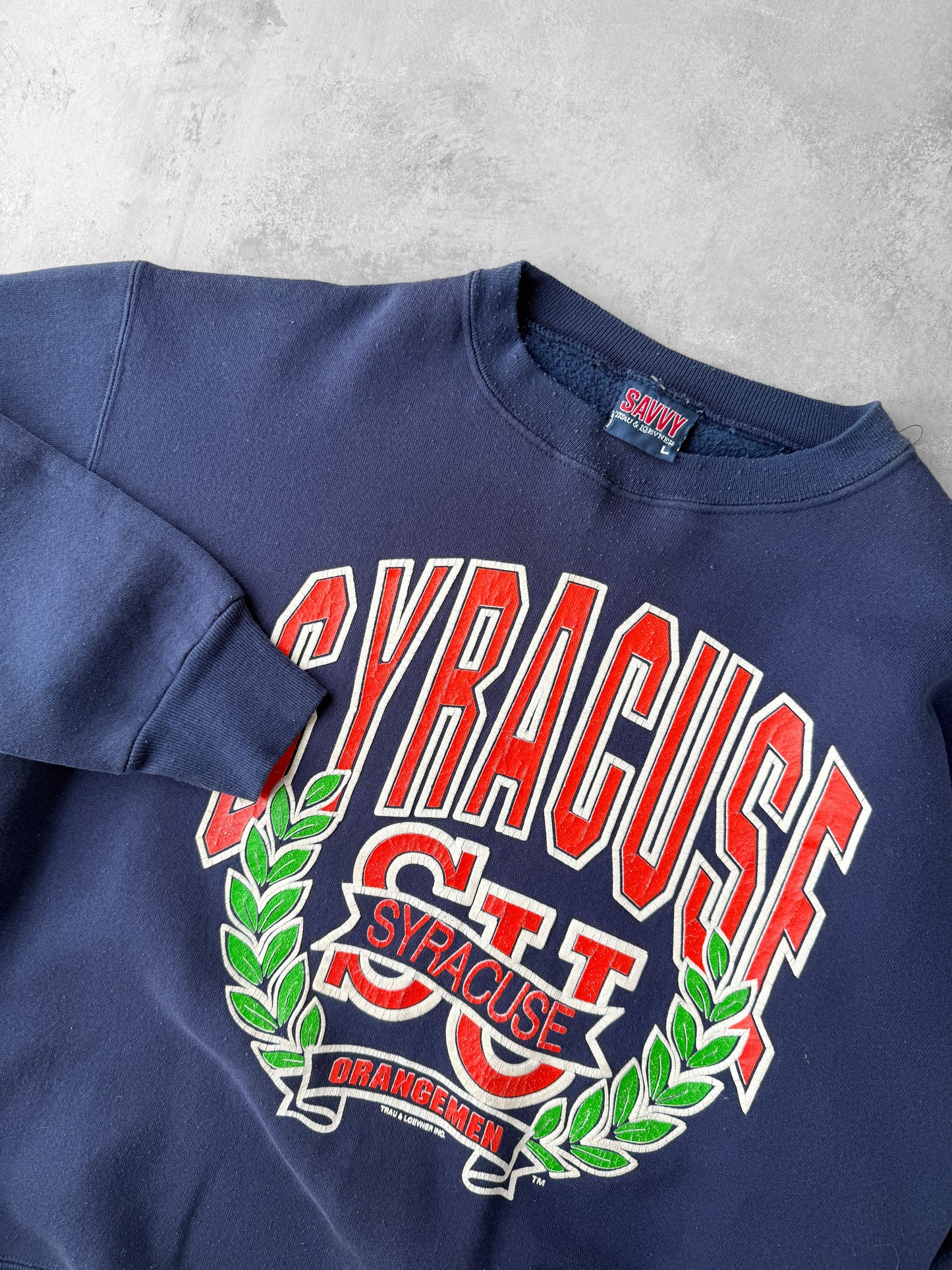 Syracuse University Sweatshirt 90's - Medium / Large