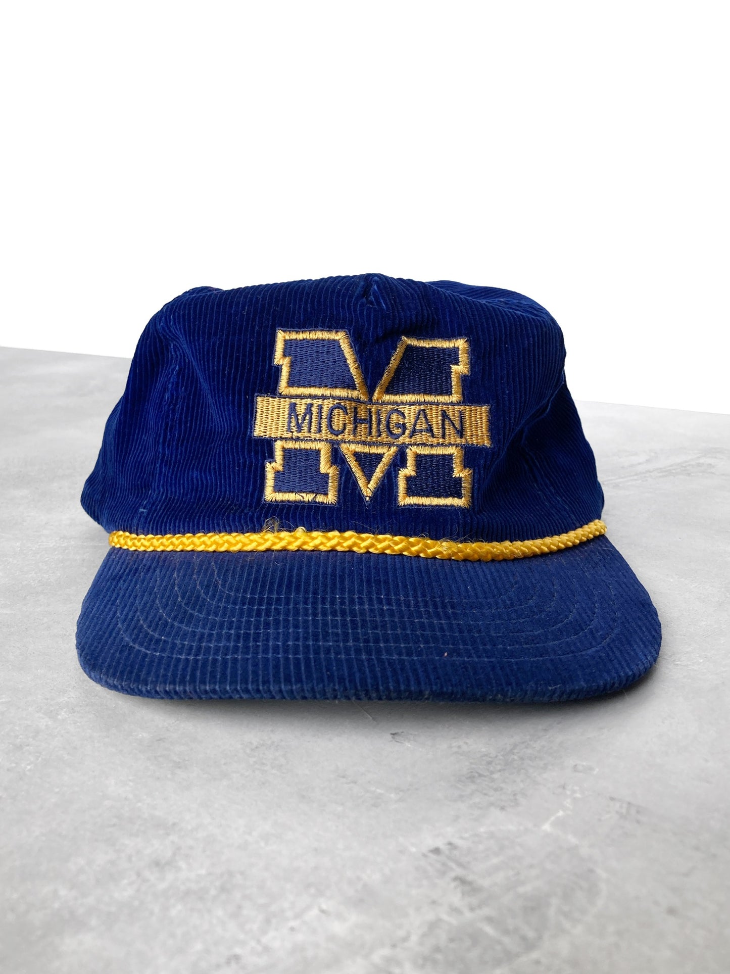 University of Michigan Corduroy Hat 80's