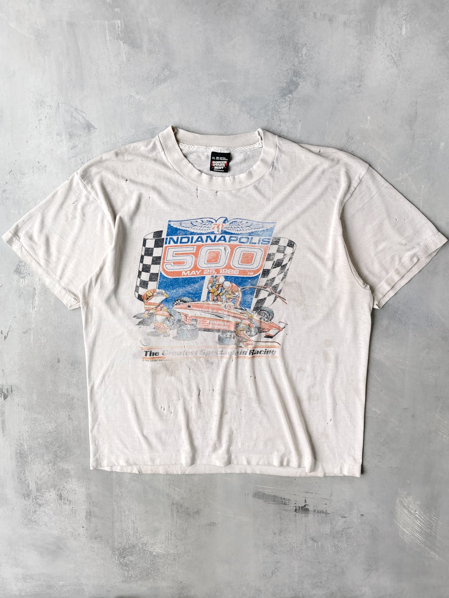 Indianapolis 500 T-Shirt '86 - XL