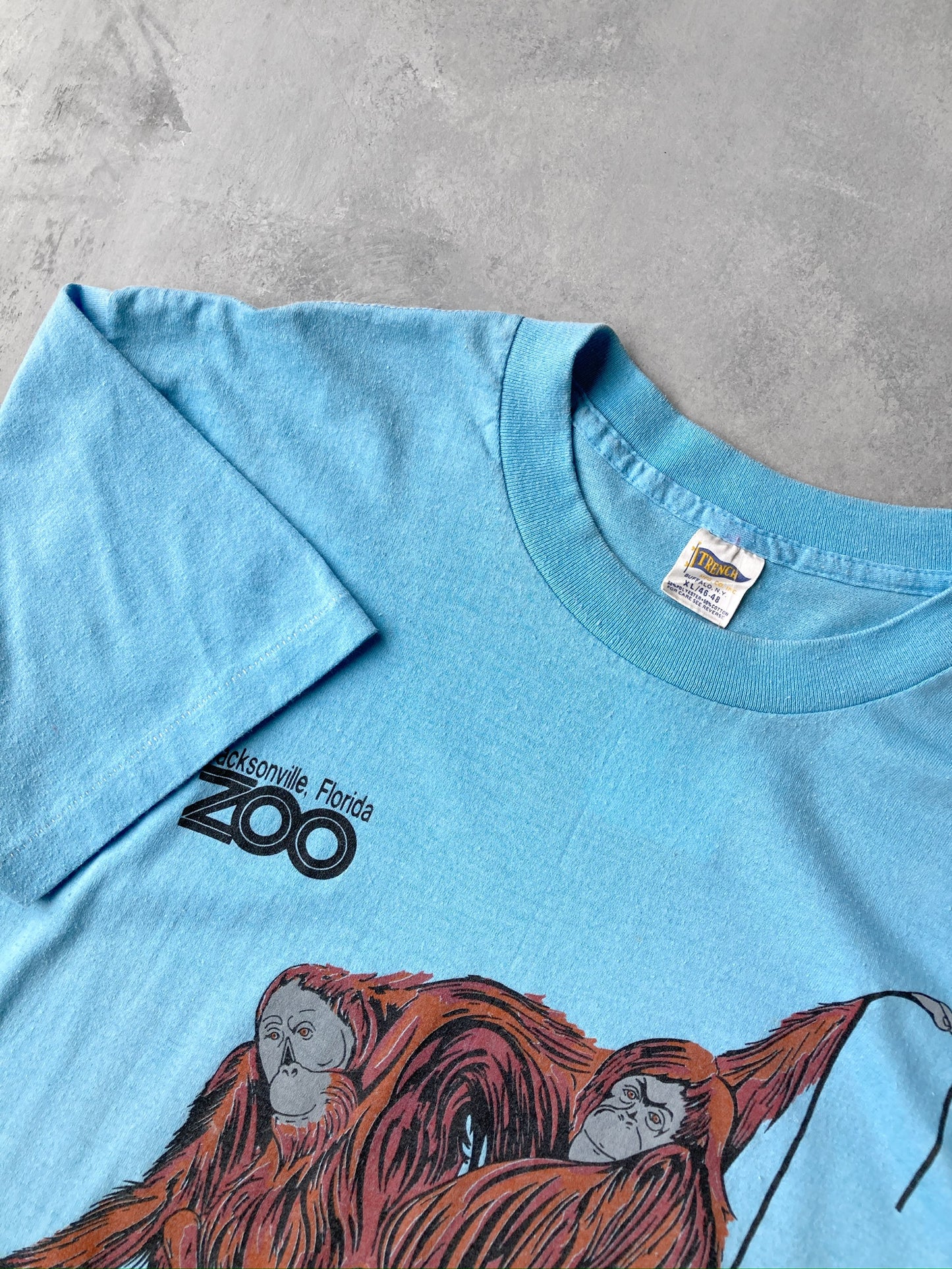 Jacksonville Zoo Orangutans T-Shirt '86 - Large