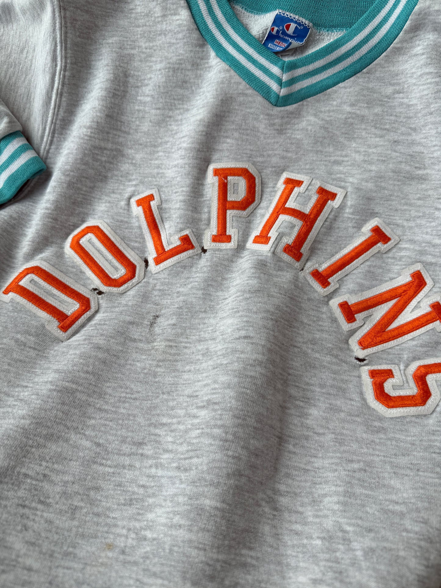 Miami Dolphins Sweatshirt 80's - Medium