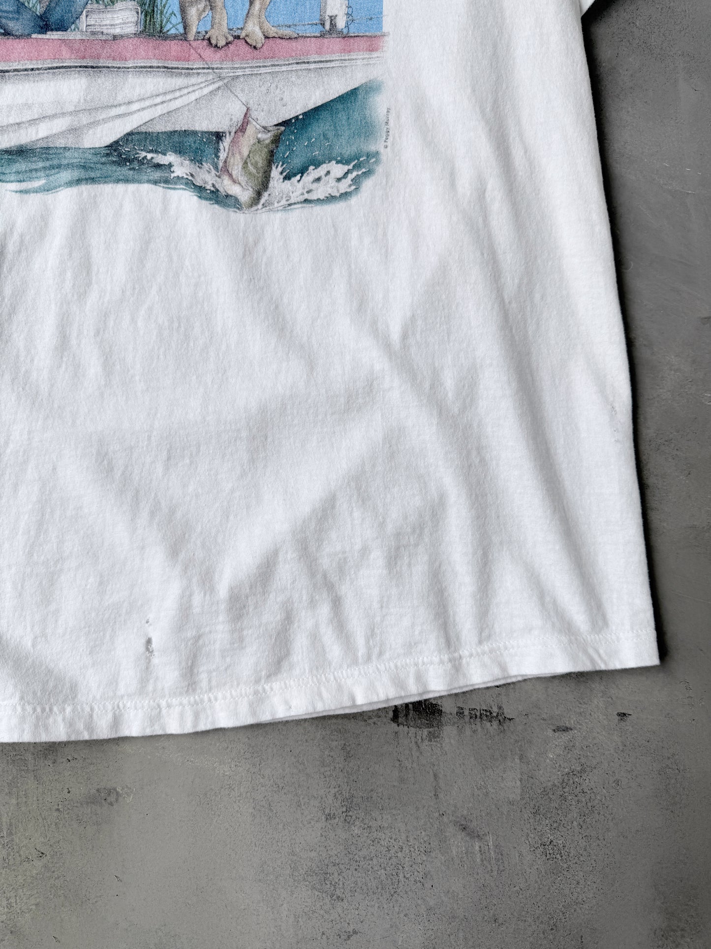 Born To Fish T-Shirt 90's - XL