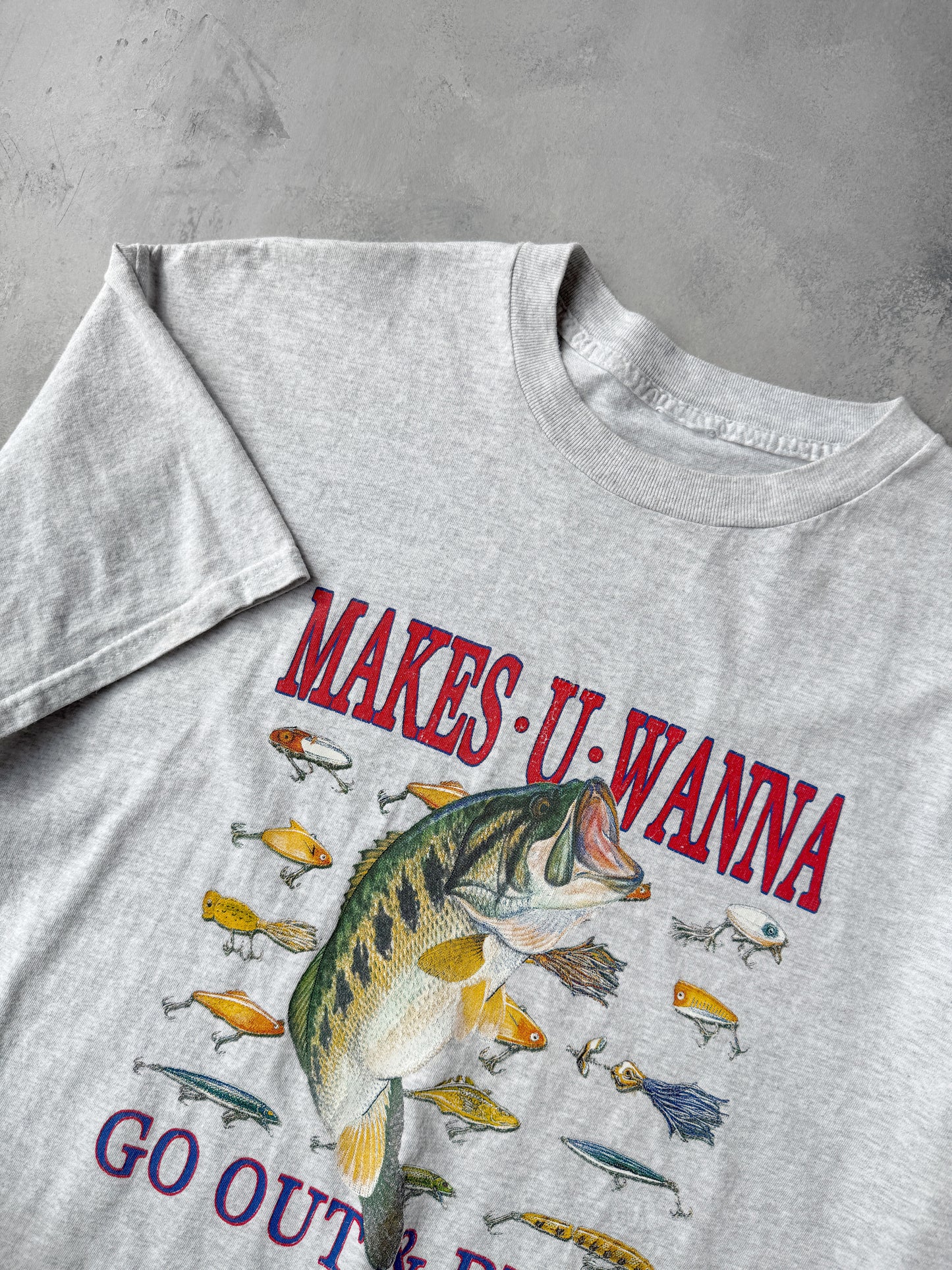 Fishing T-Shirt 90's - XL
