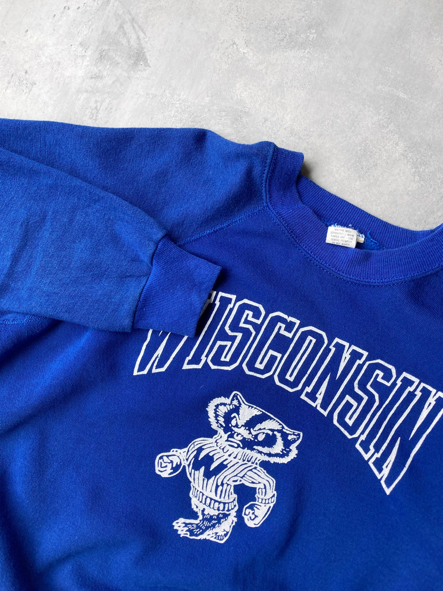 University of Wisconsin Sweatshirt 80's - Large