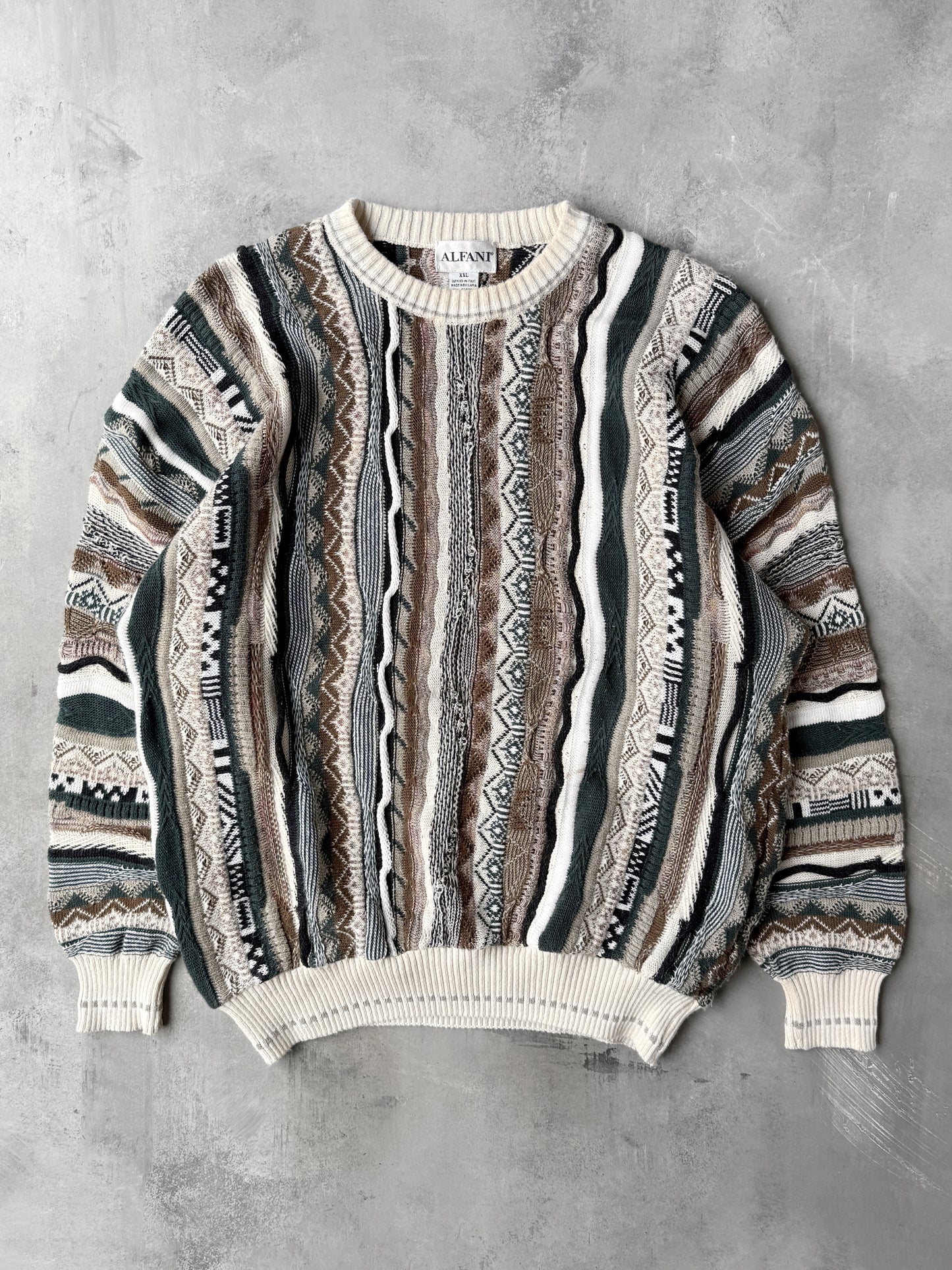 Multi-Texture Sweater 90's - XL