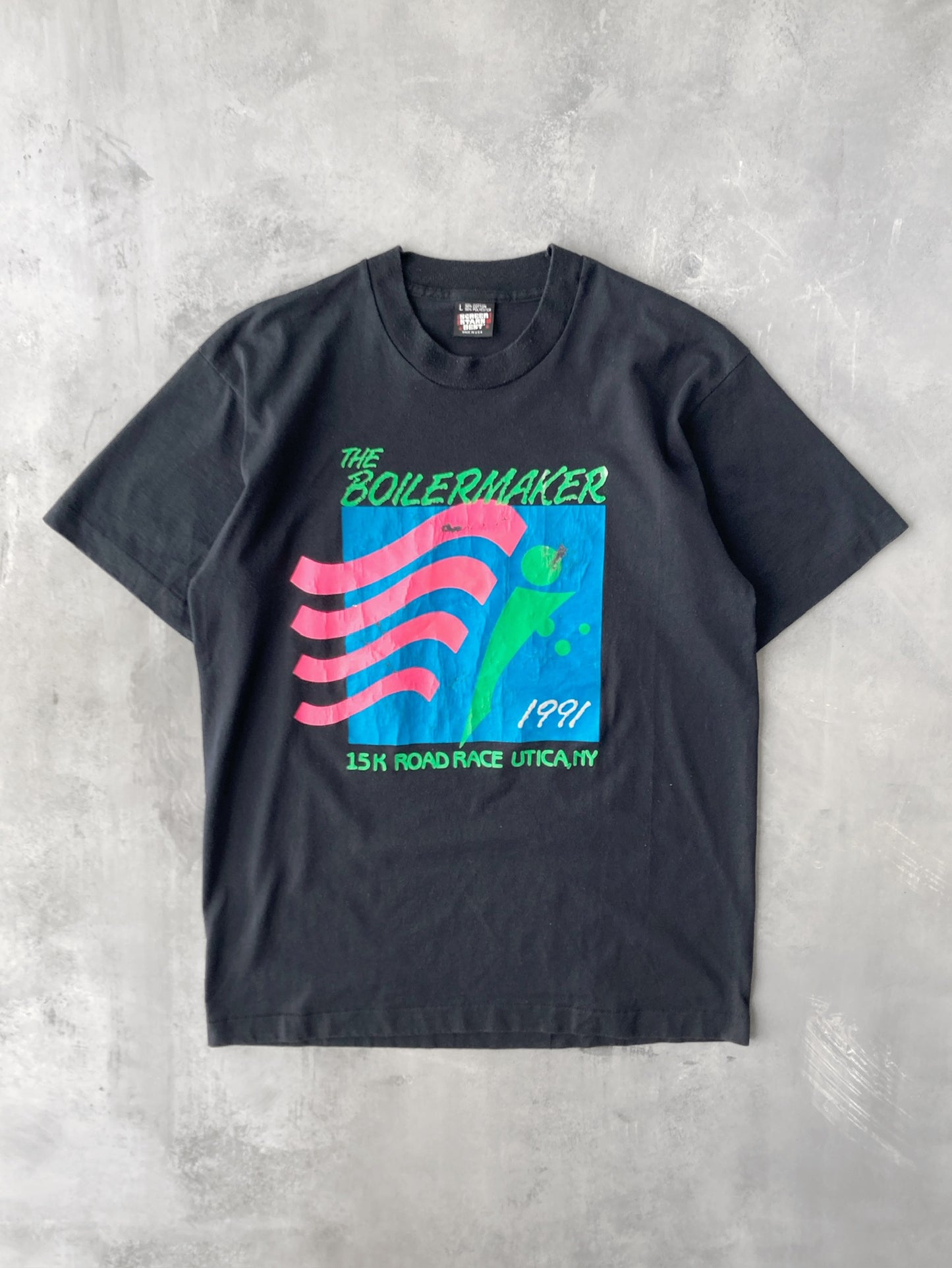 Boilermaker 15K Race T-Shirt '91 - Large