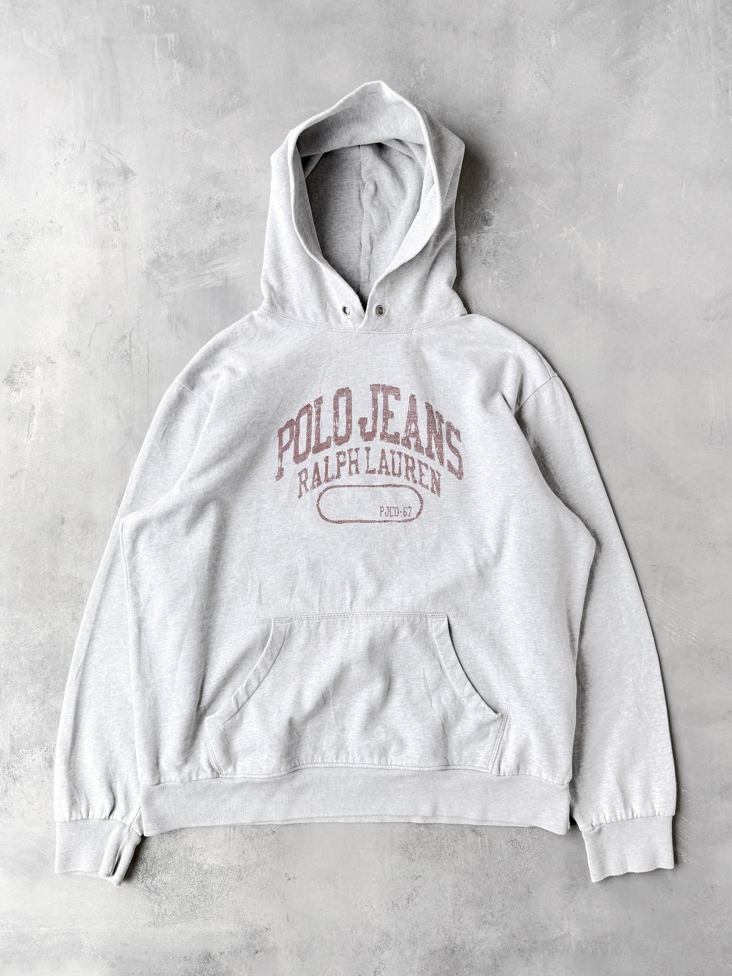 Polo Jeans Hoodie Y2K - Large