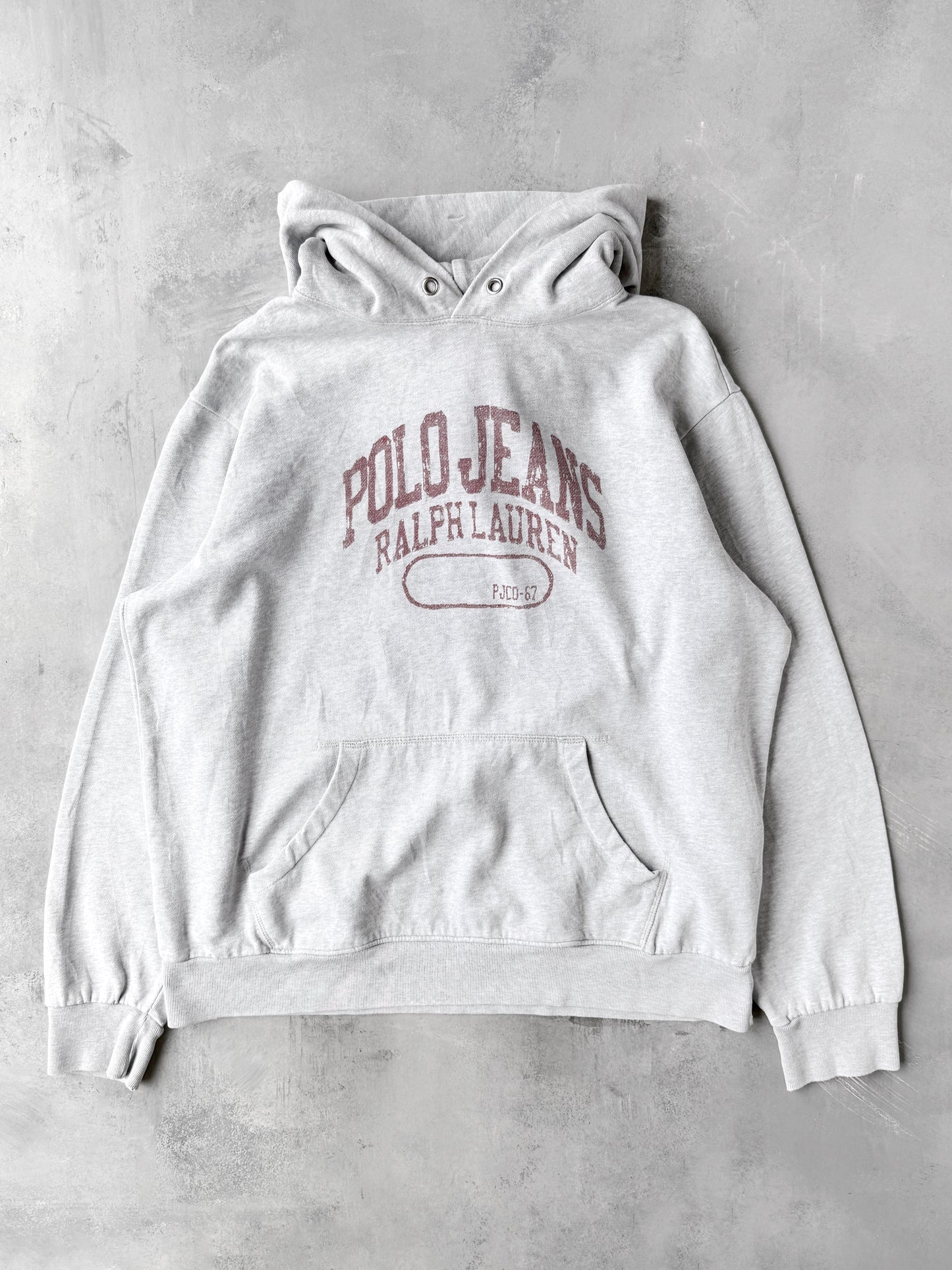 Polo Jeans Hoodie Y2K - Large