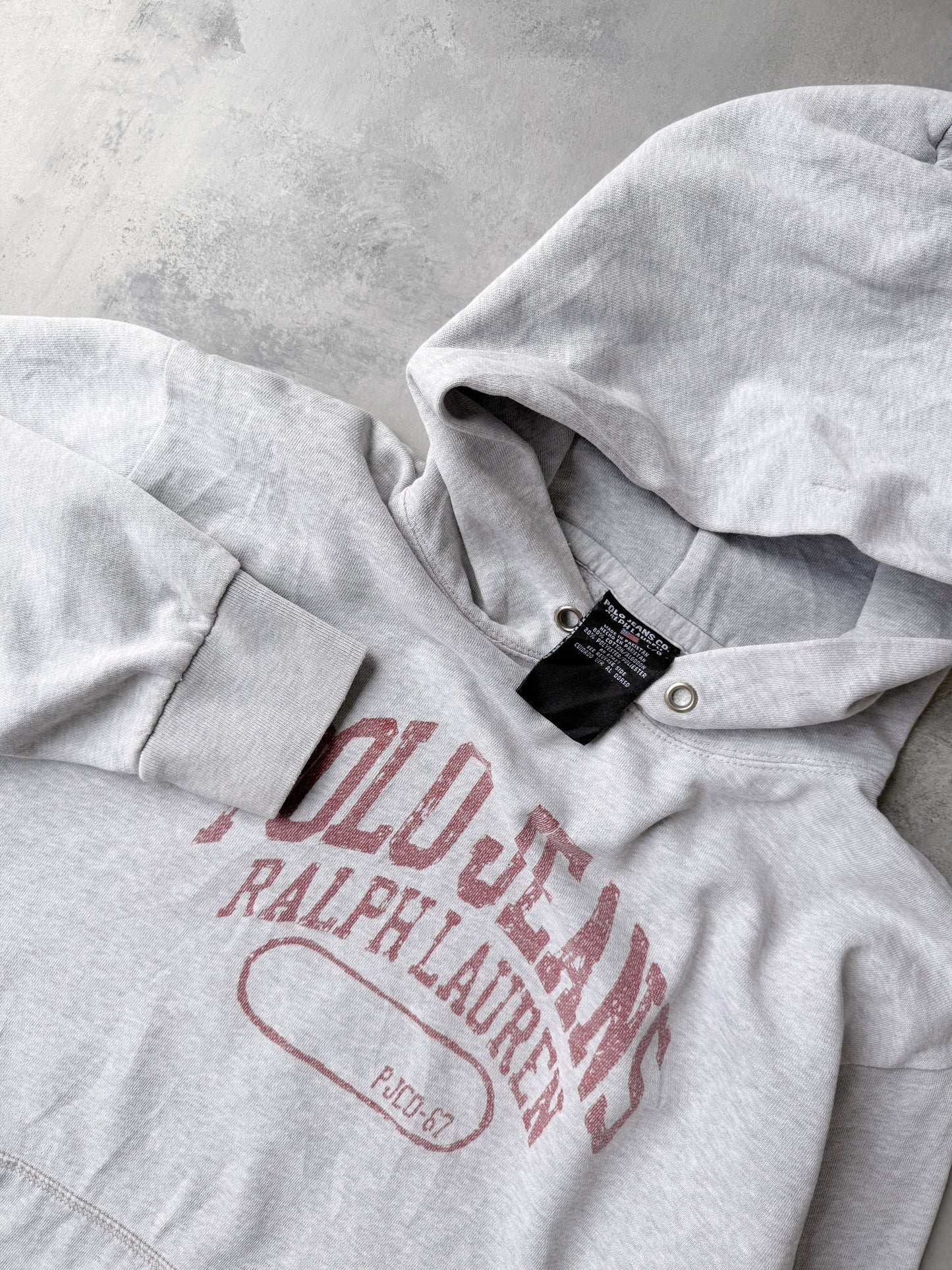 Polo Jeans Hoodie Y2K - Large
