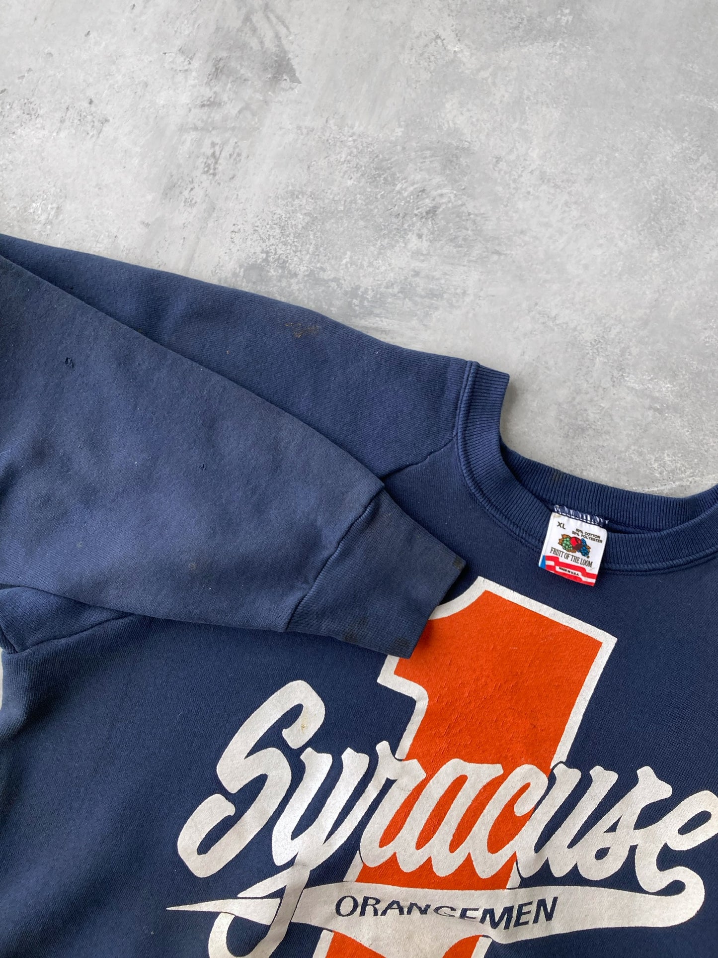 Syracuse University Crewneck 80's - Large