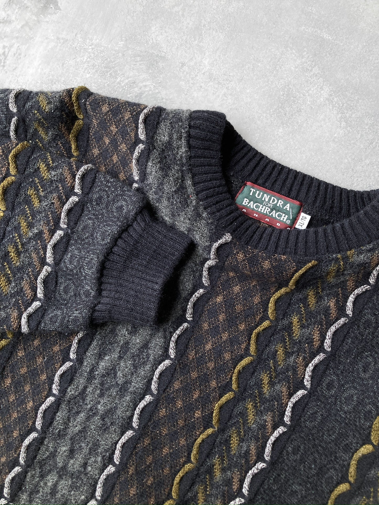 Multi Knit Sweater Y2K - XL