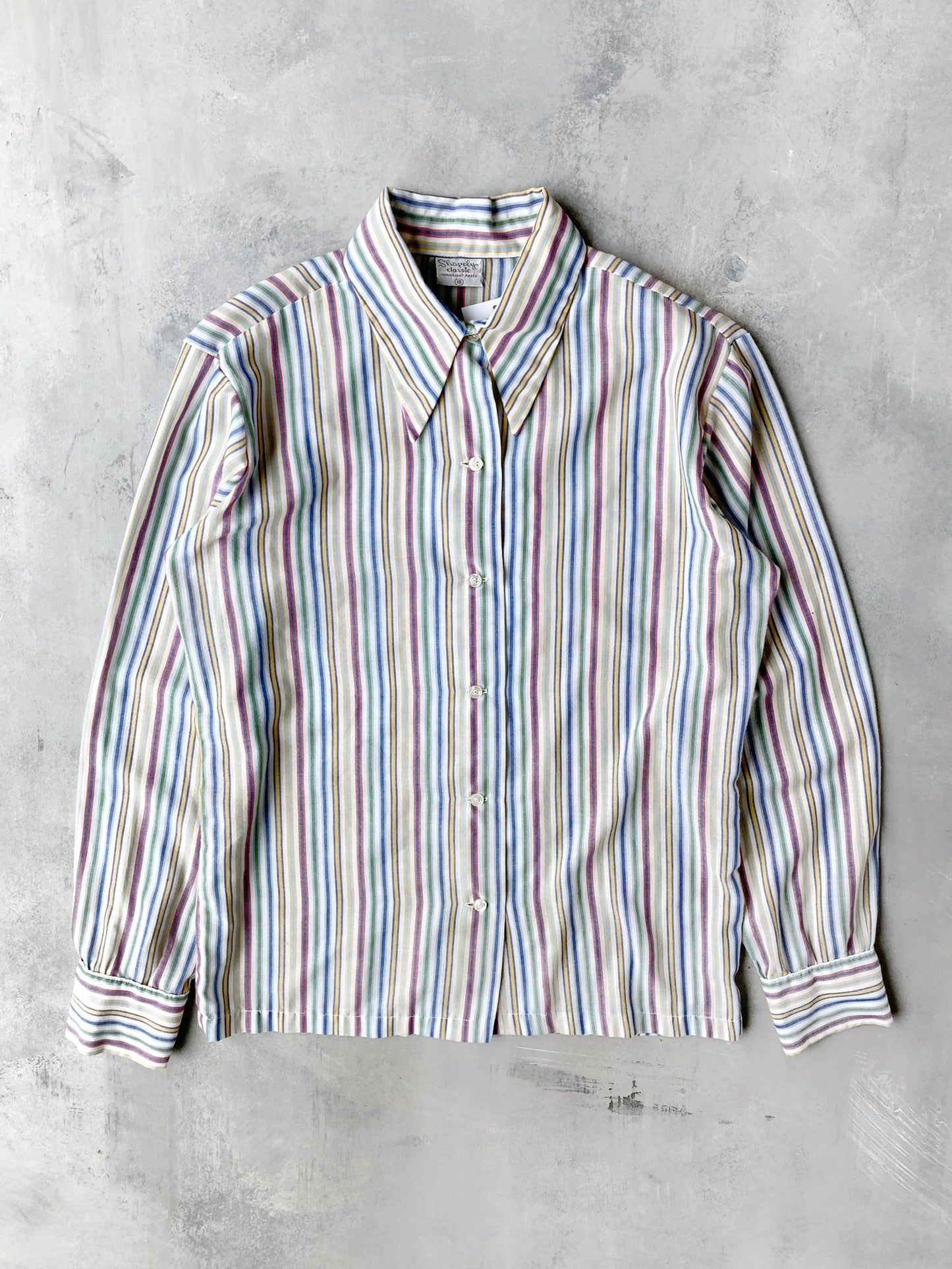 Colorful Striped Shirt 70's - Medium / Large