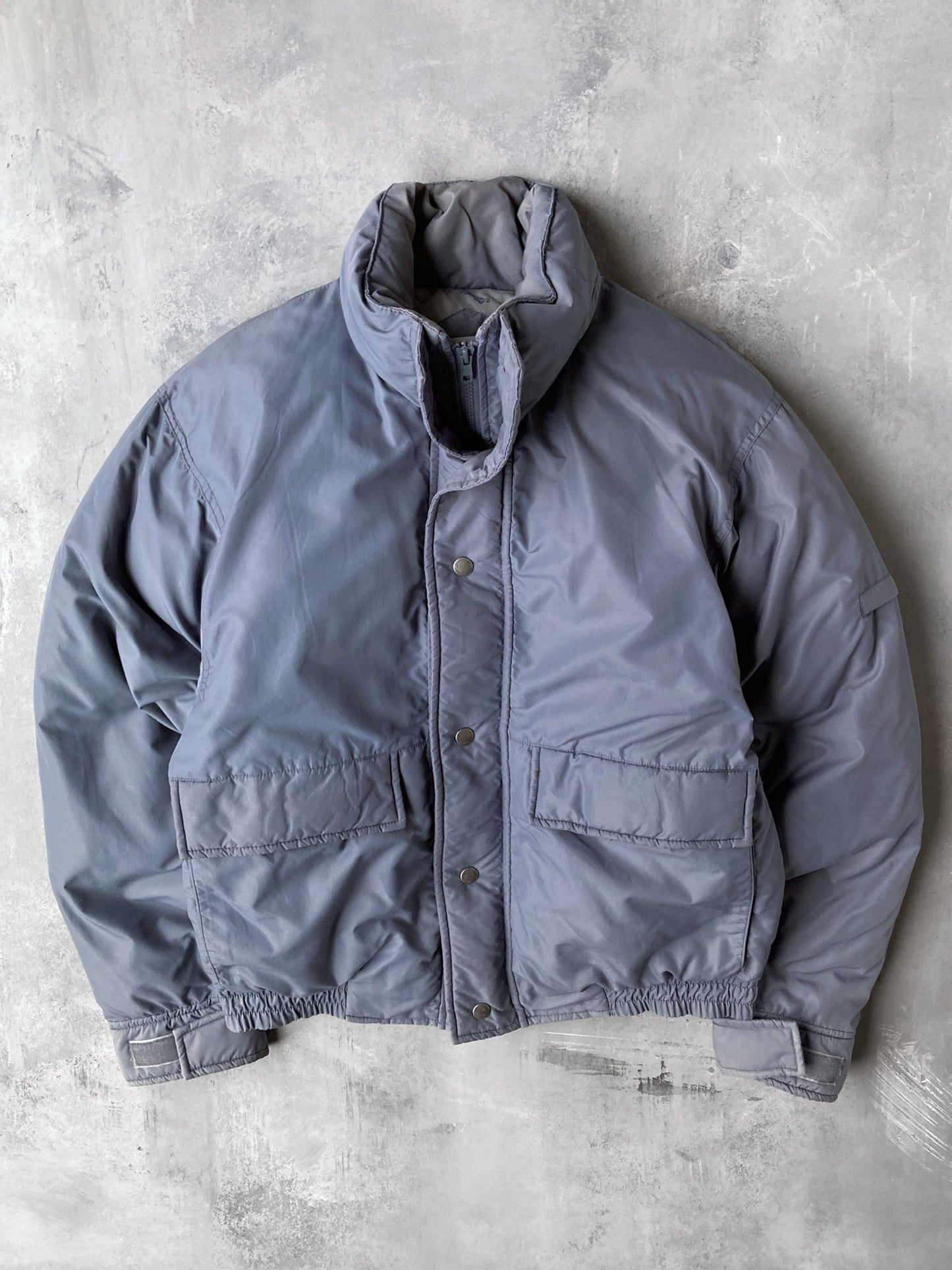 Gray Puffer Coat 00's - Medium