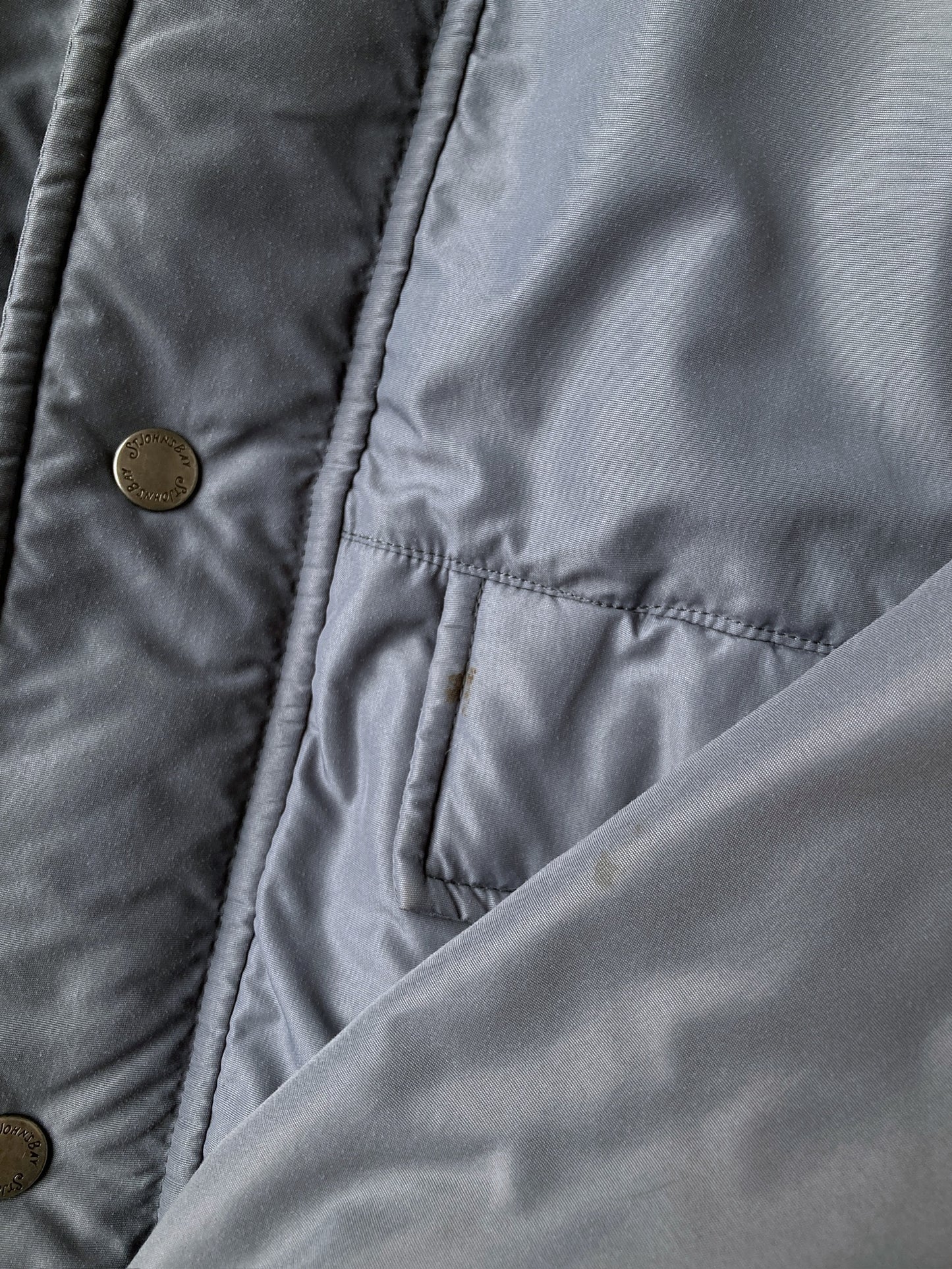 Gray Puffer Coat 00's - Medium