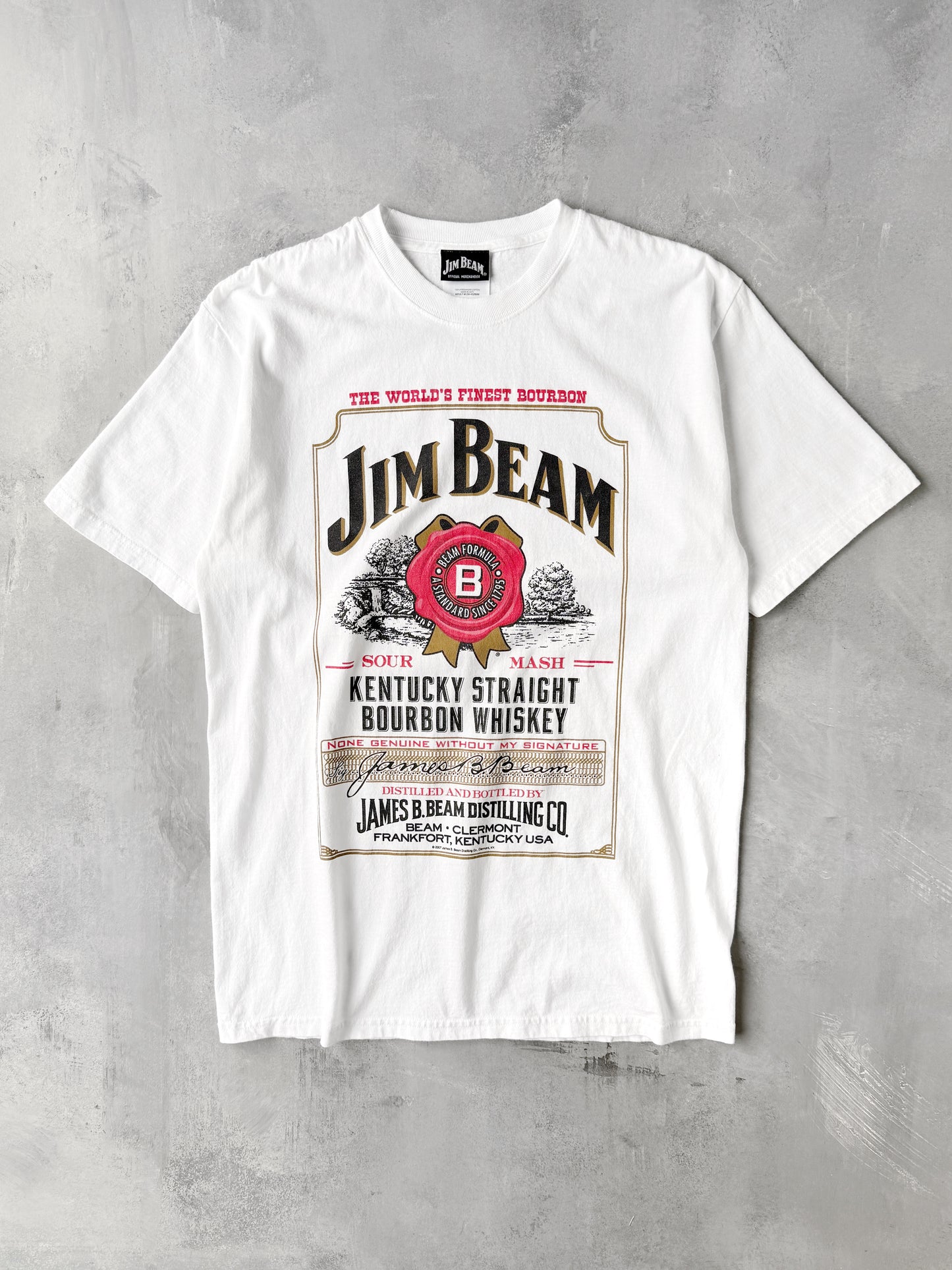 Jim Beam Bourbon T-Shirt '07 - Medium