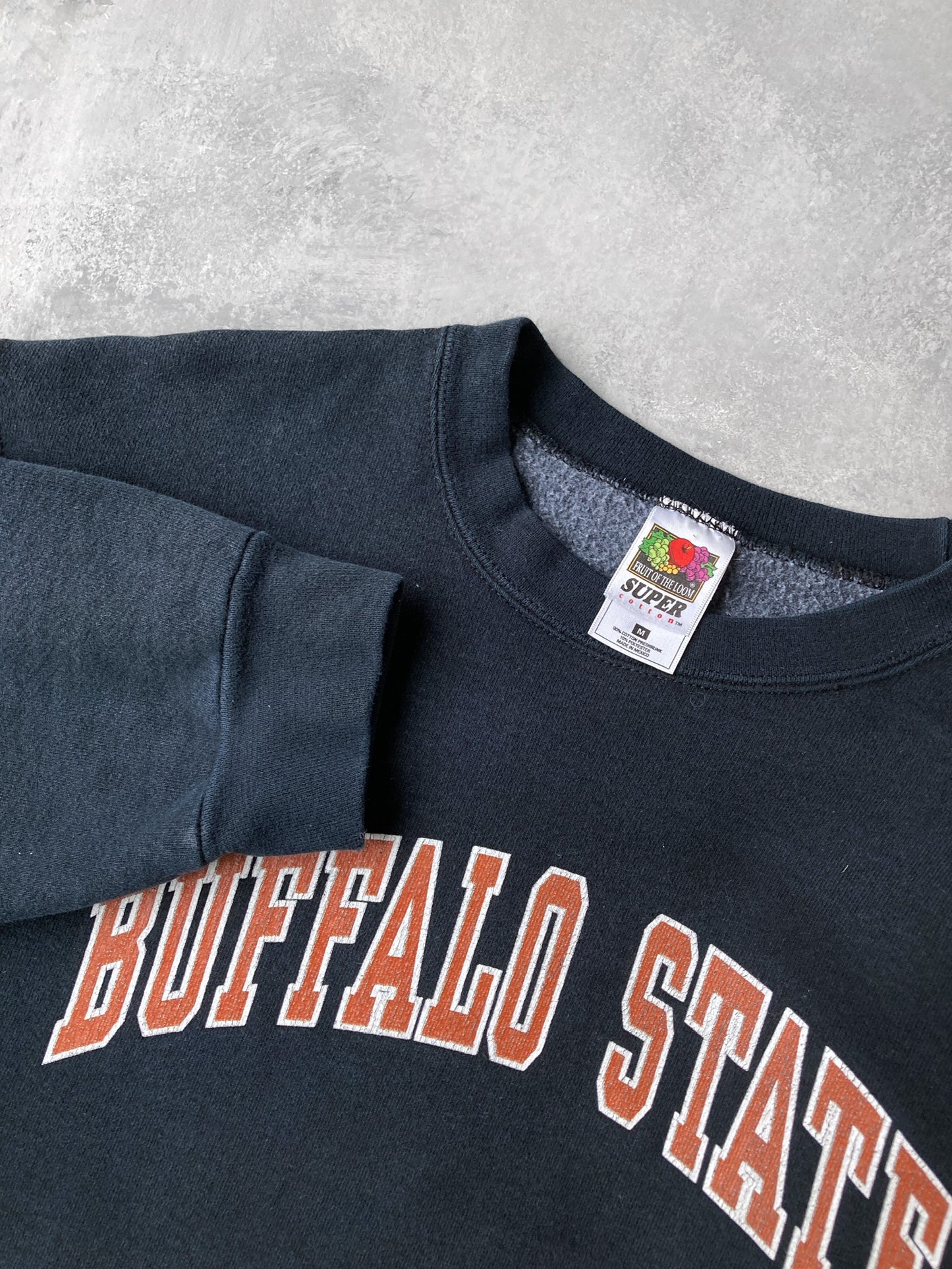 Buffalo State Sweatshirt 00's - Medium