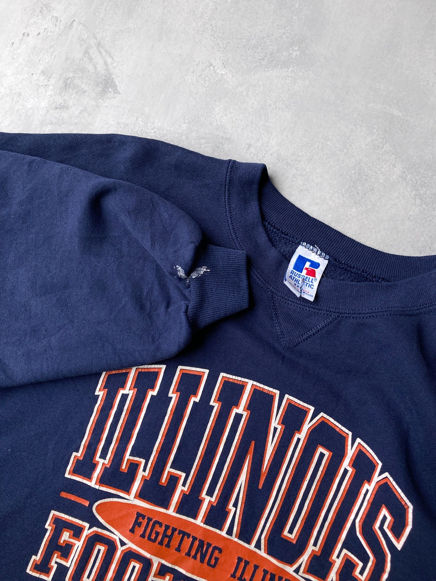 University of Illinois Football Sweatshirt 90's - XXL